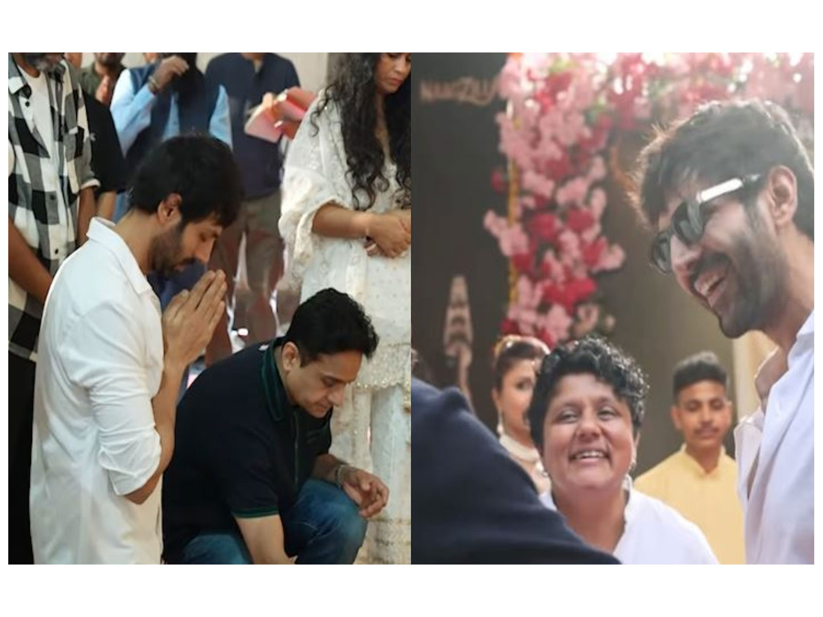 Kartik Aaryan on Day of 'Naagzilla' (Photo/Instagram@mahaveerjainfilms)