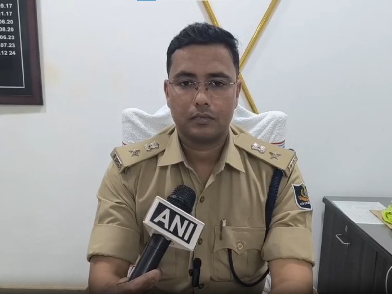 Superintendent of Police (SP) Jagatsinghpur Ankit Verma (Photo/ANI)