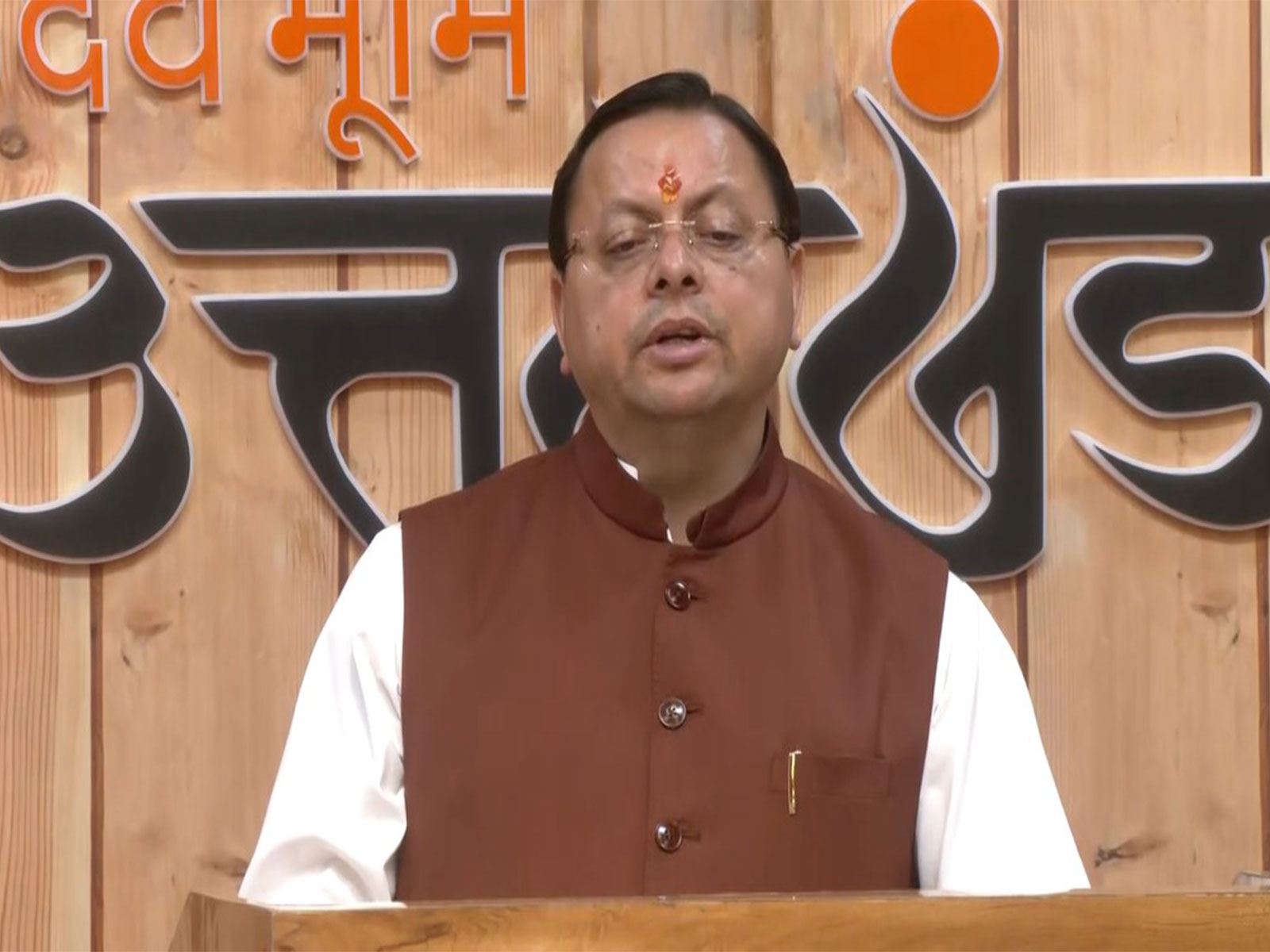 Uttarakhand CM Pushkar Singh Dhami (Photo/ANI)