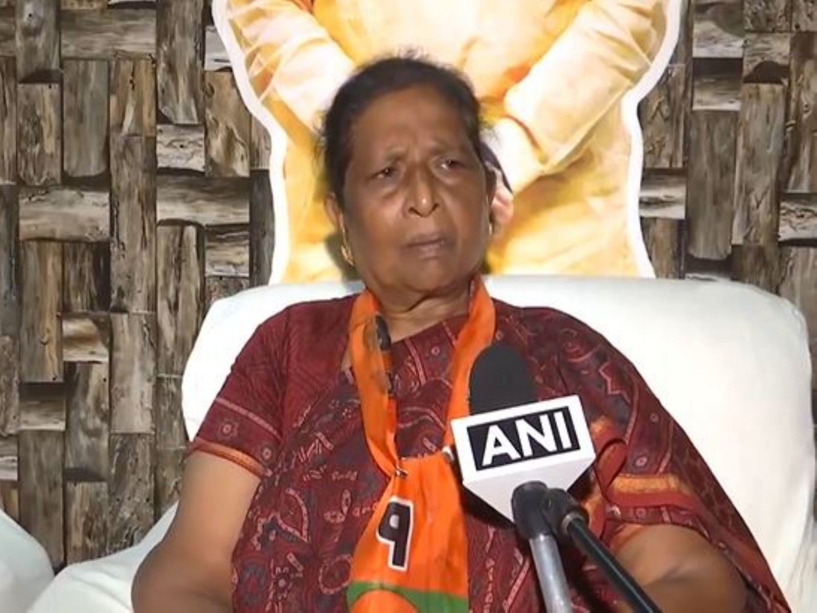 BJP candidate from Bettiah Assembly Constituency Renu Devi (Photo/ANI)