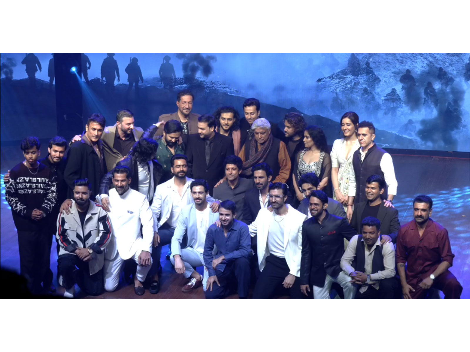 Celebs at music launch of 120 Bahadur (Image source: ANI) Celebs at music launch of 120 Bahadur (Image source: ANI)