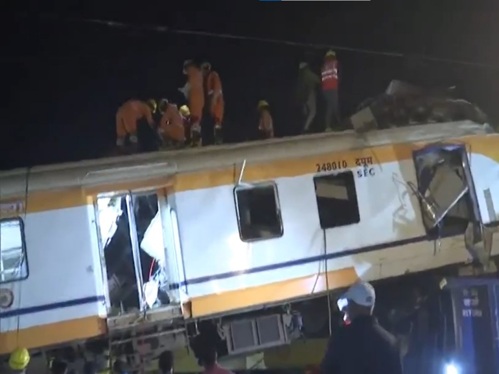 Bilaspur train accident (Photo/ANI)