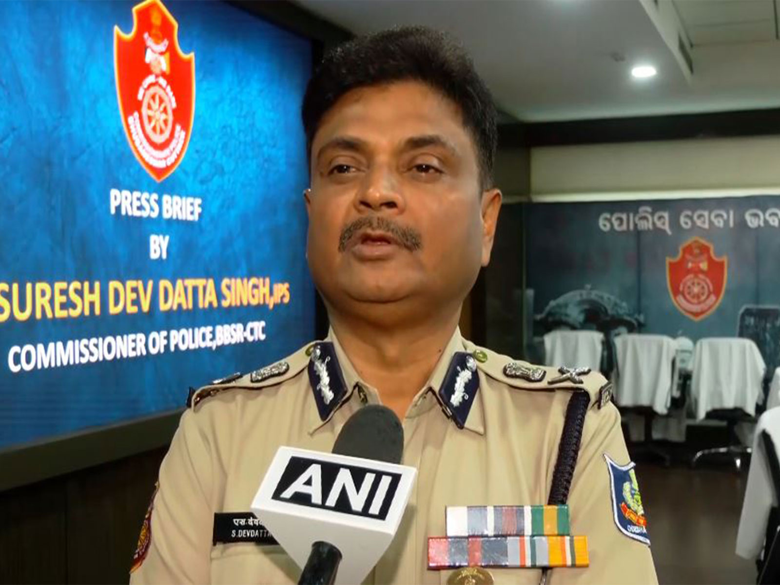 Police Commissioner of Bhubaneshwar, Dr. Suresh Devadutta (Photo/ANI)