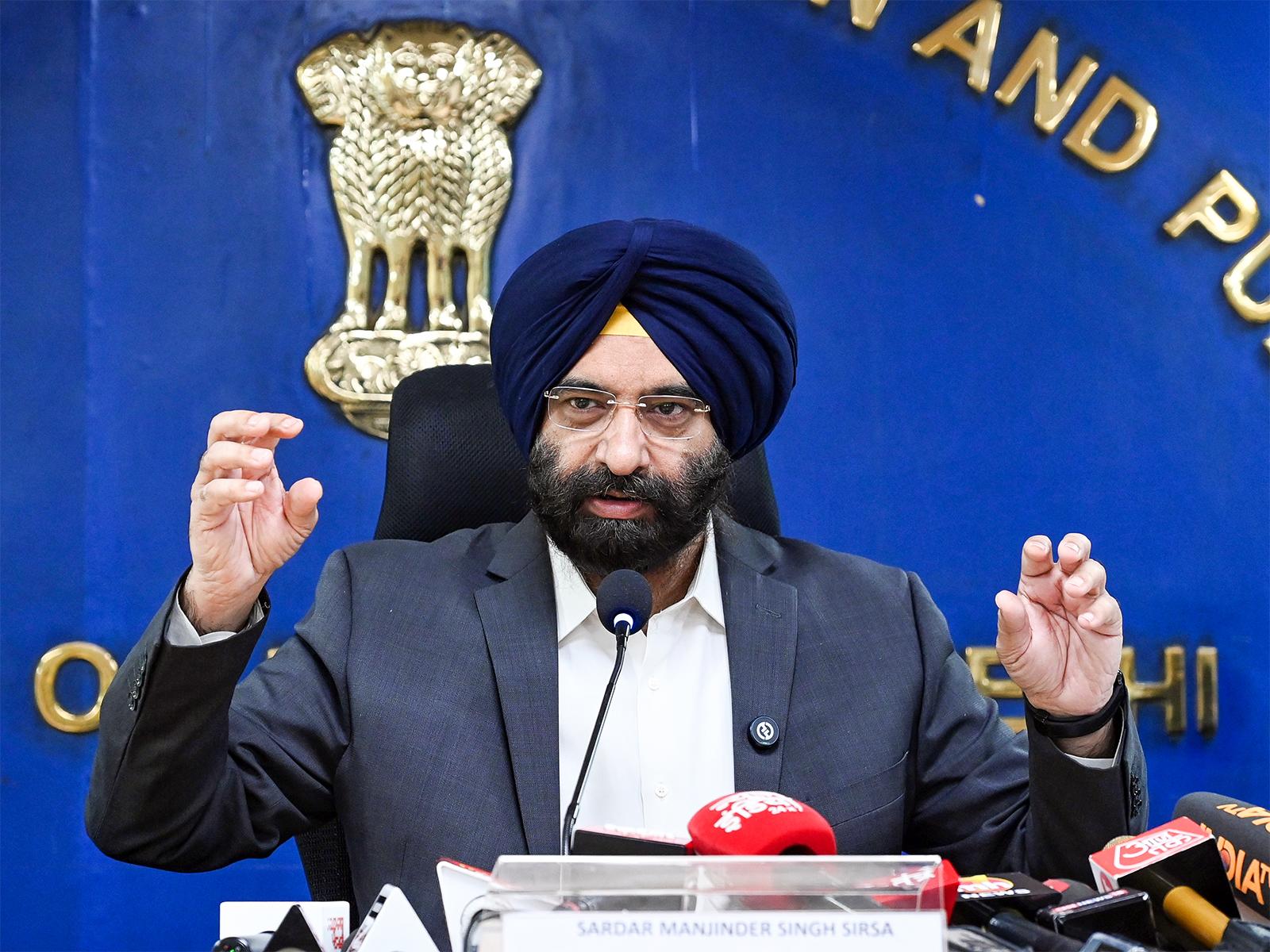 Delhi Environment Minister Manjinder Singh Sirsa (Photo/ANI)