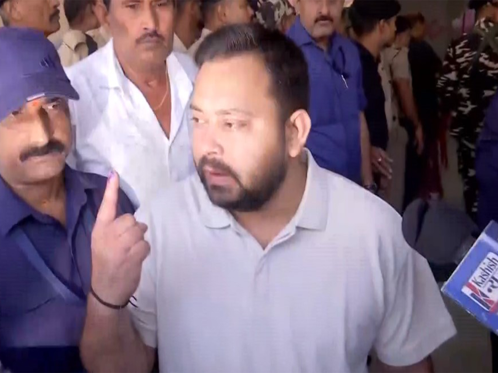 Mahagathbandhan Chief Ministerial face and RJD candidate Tejashwi Yadav (Photo/ANI)