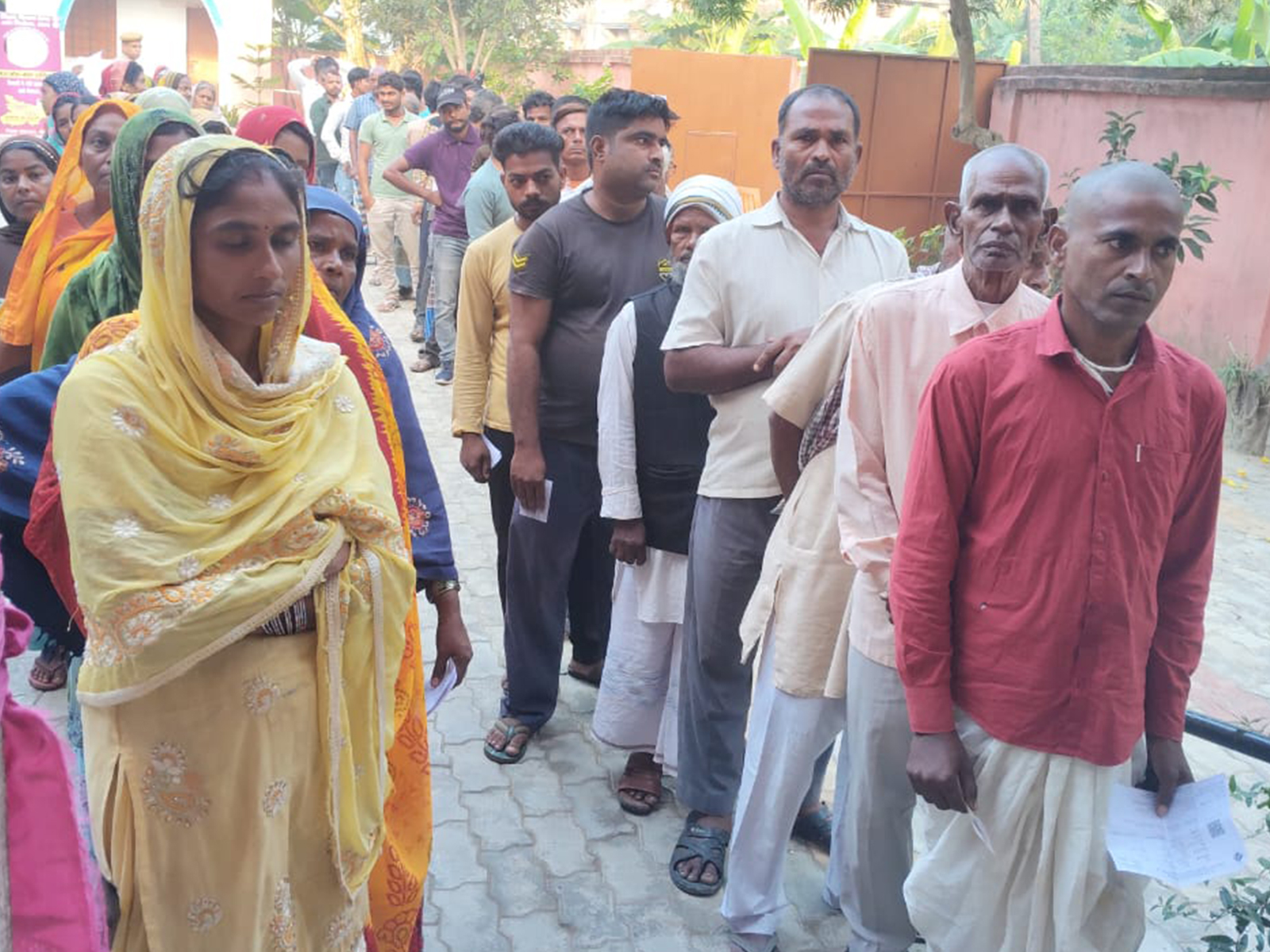 Voting underway in Vaishali (Photo/X@CEOBihar)