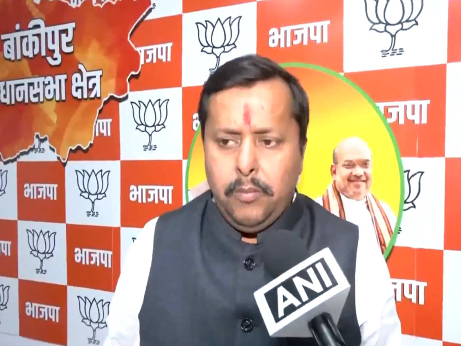 Bihar Minister and BJP candidate from Bankipur, Nitin Nabin (Photo/ANI)