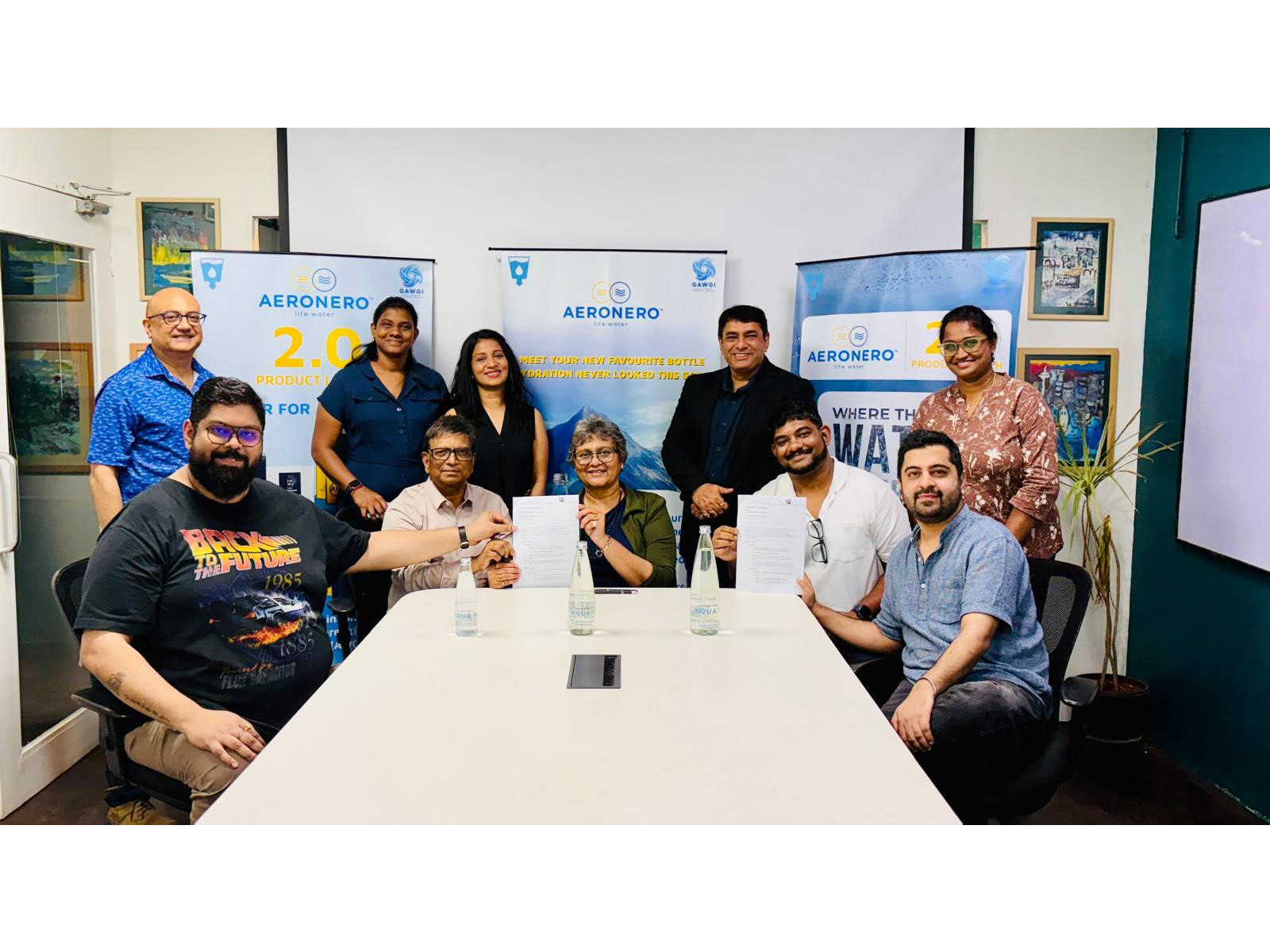 Aman Talreja, Dr Subash Cipy, Roshan Cipy, Manu Misra, Dr Durga Das, Ketaki Sehgal, Ravi Karkara, S. Sundaravadanan, Hilda Philip, Dr Suriyaprabha in AQUAIR deal.