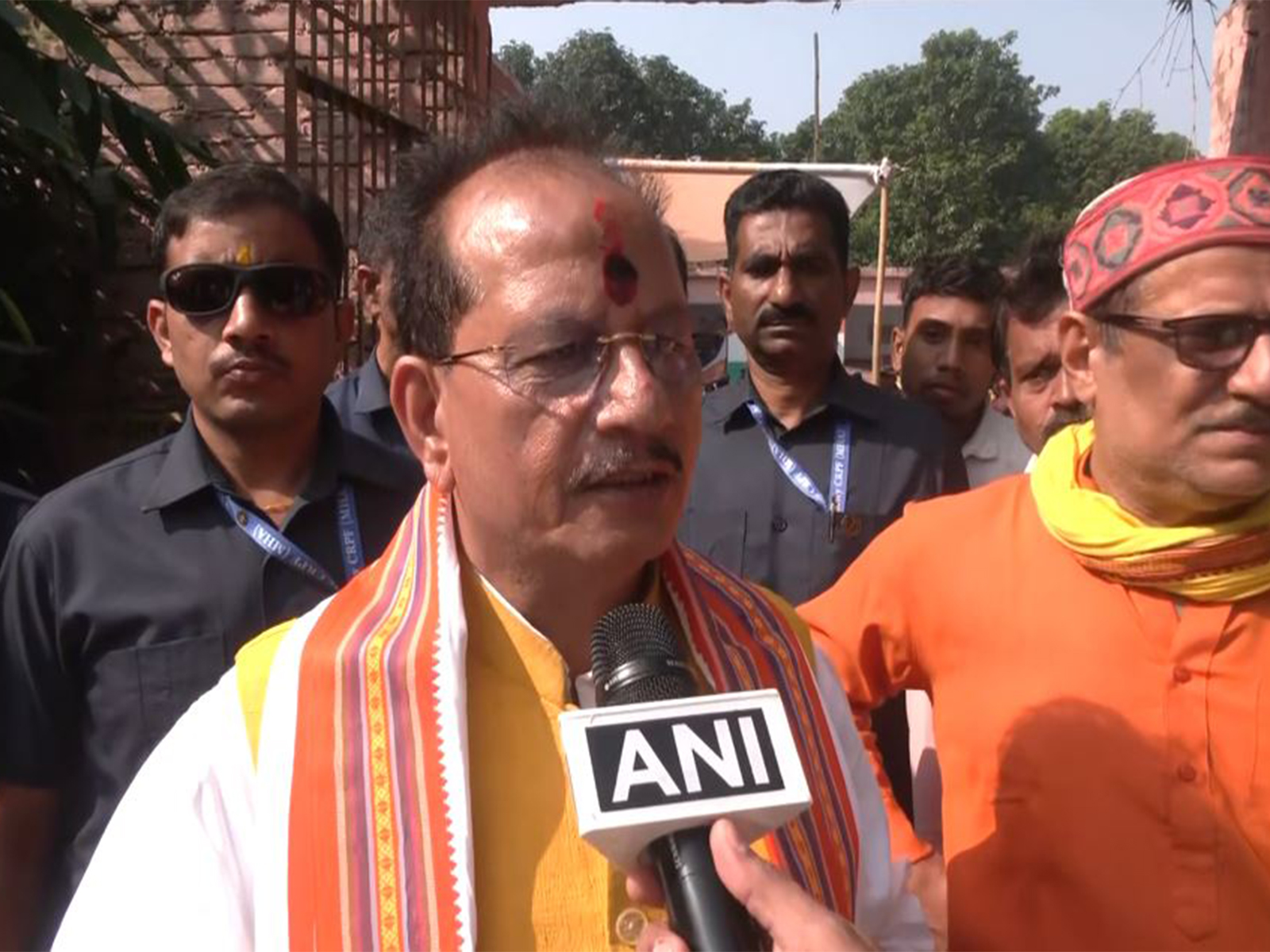 Bihar Deputy Chief Minister and BJP candidate from Lakhisarai constituency, Vijay Kumar Sinha (Photo/ANI)