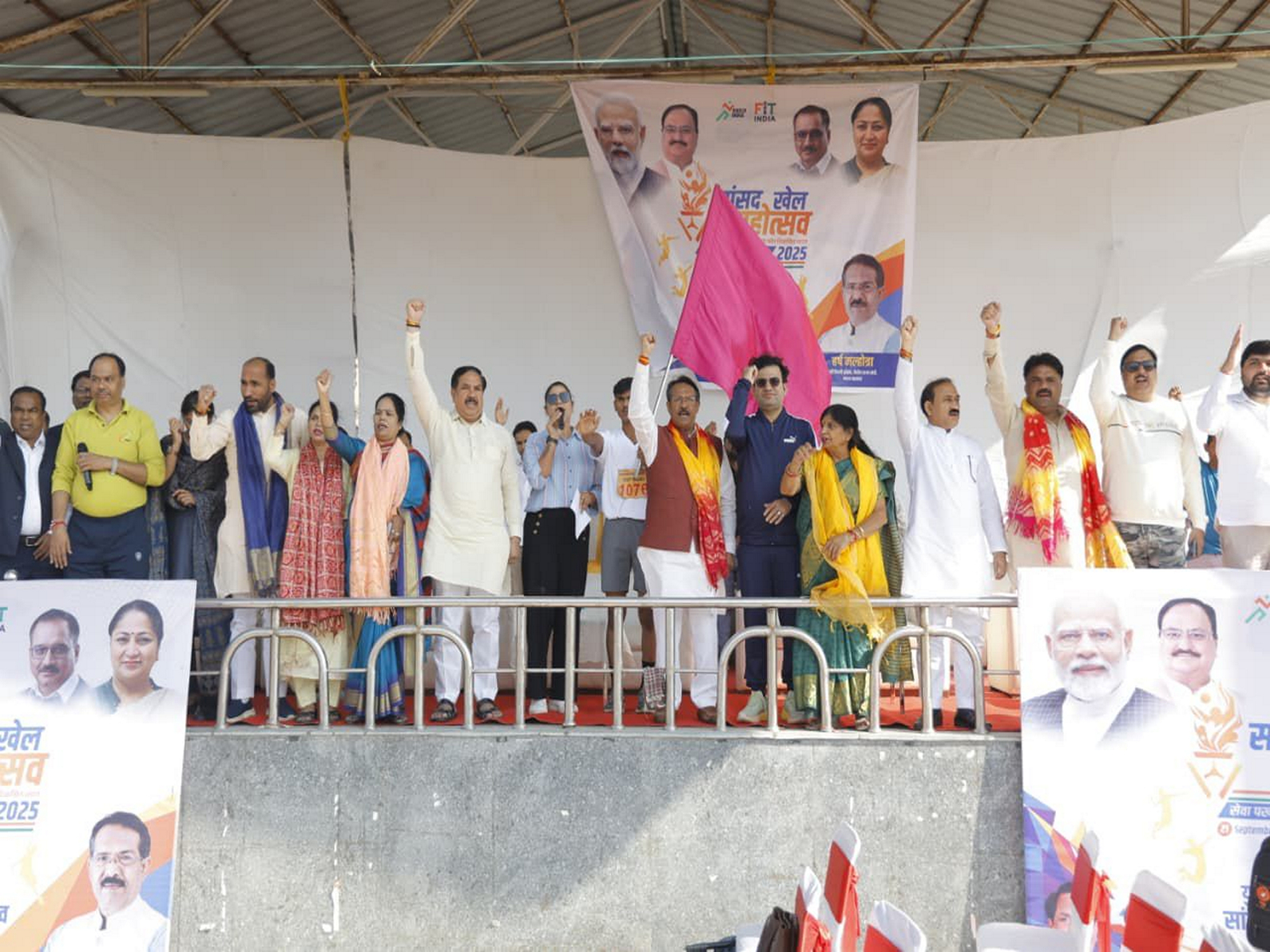 Harsh Malhotra launches Sansad Khel Mahotsav 2025 at East Vinod Nagar Sports Complex (Photo: PIB)