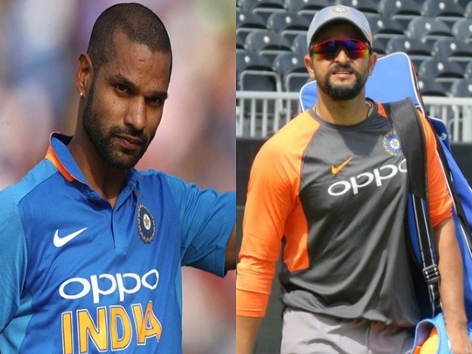 Shikhar Dhawan and Suresh Raina. (Photo/ANI)