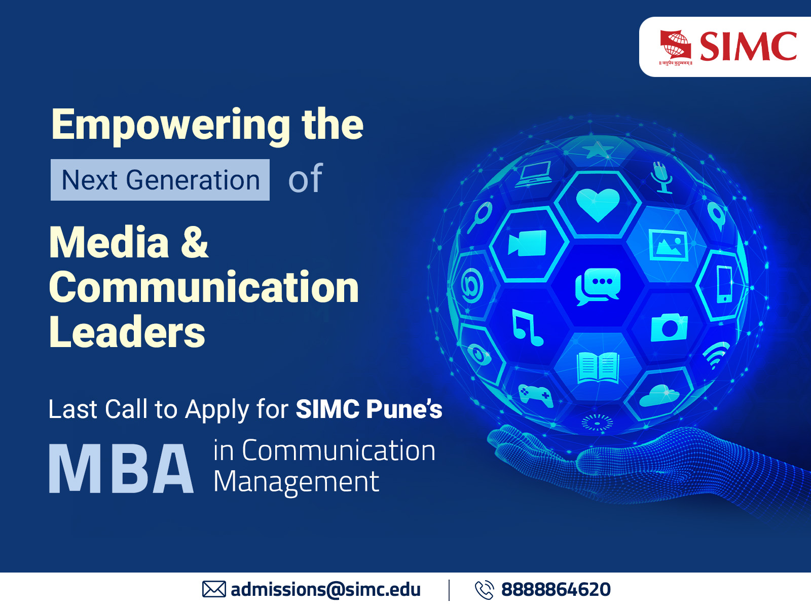 Learn through real-world media setups & strategic communication modules