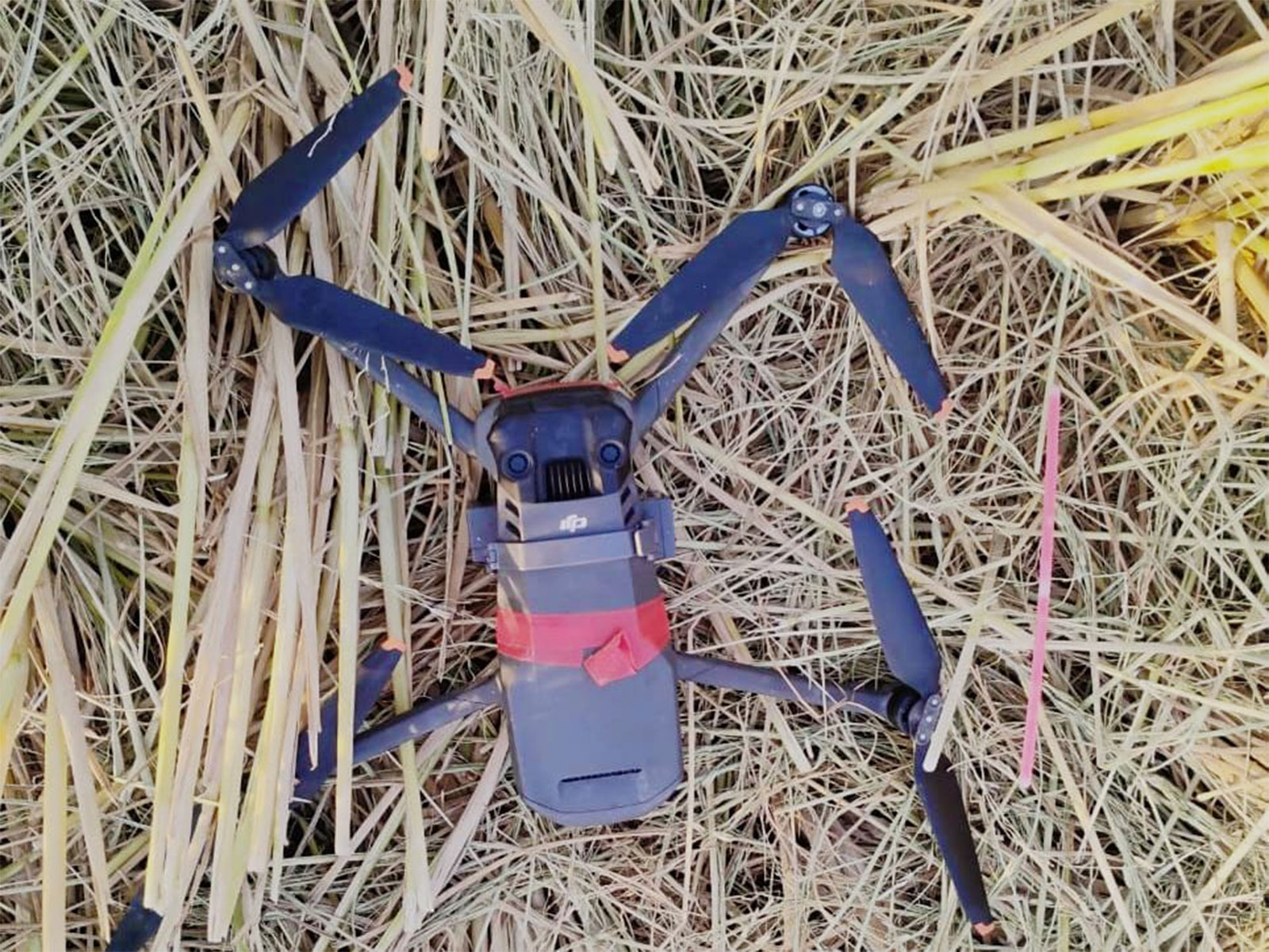Drone recovered from Mehdipur, Ferozepur. (Photo/ANI)