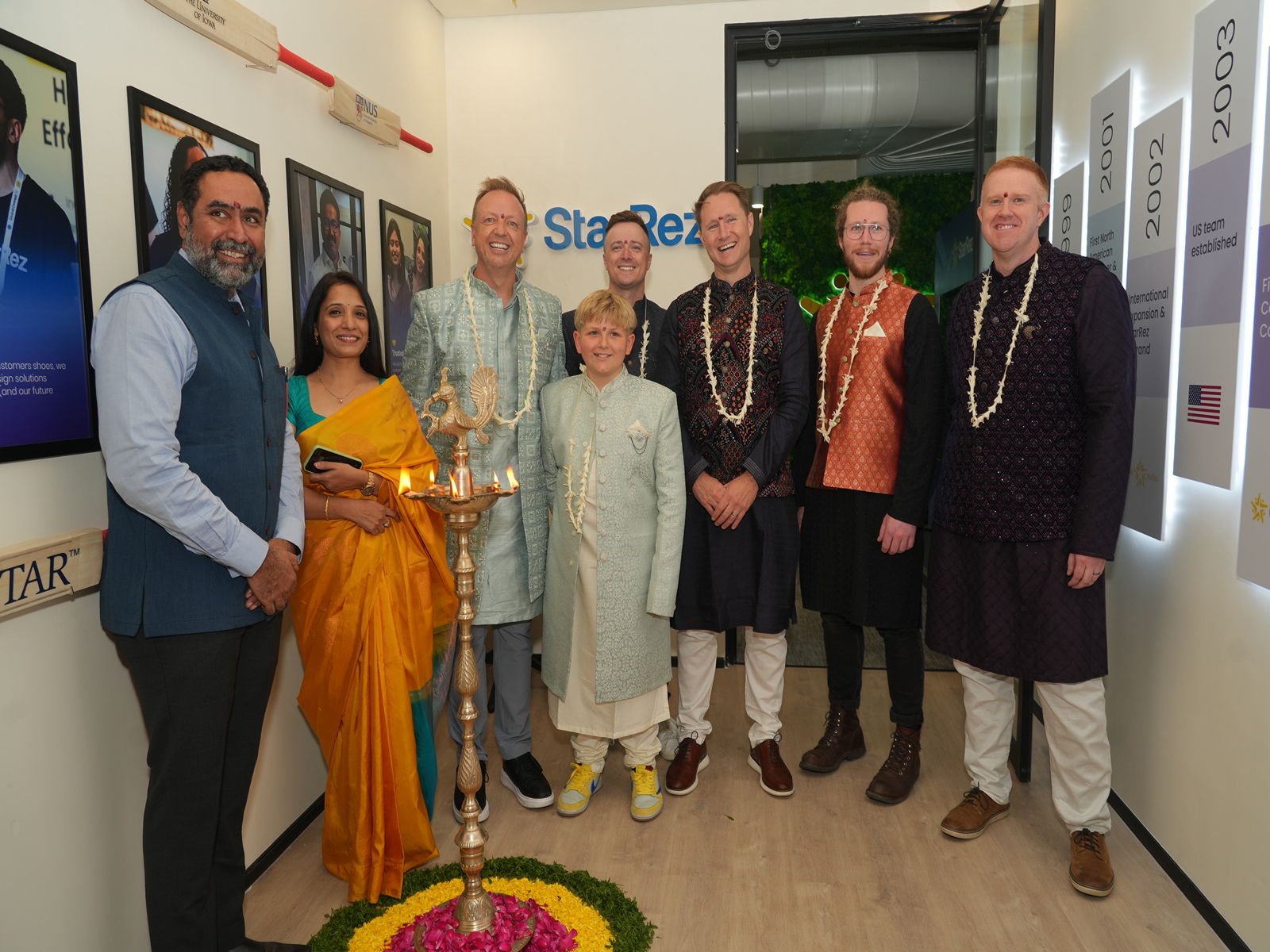 The leadership team of StarRez and Zinnov at the launch