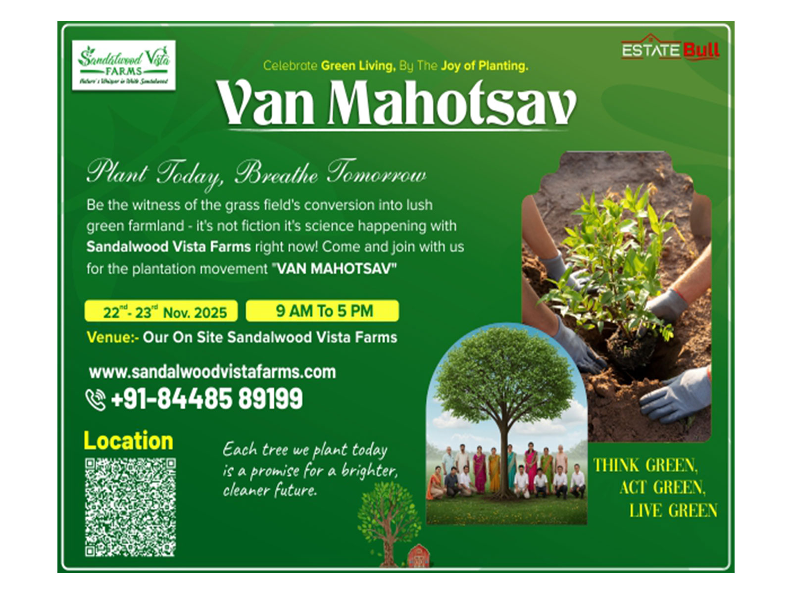 Sandalwood Vista Farms Announces ‘Van Mahotsav’
