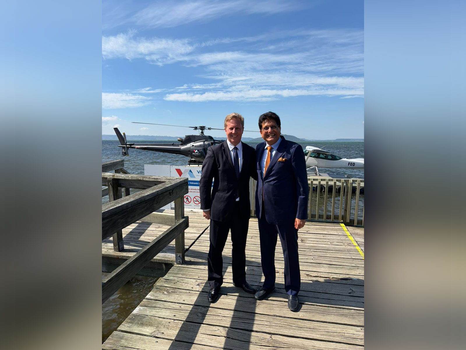 Piyush Goyal, Union Commerce and Industry Minister and Todd McClay, Minister for Trade of New Zealand (Photo/@PiyushGoyal)