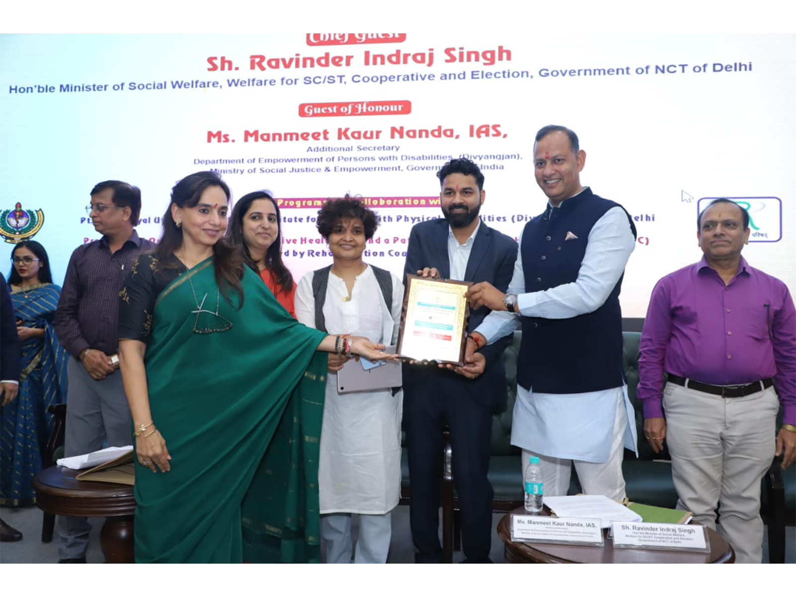 Hon'Ble Minster Shri Ravindra Indraraj Singh, Ms. Manpreet Kaur Nanda IAS, Shri Rajesh Das, Dr. M.C Dash, Pankaj Dwivedi, Suprava Dash, Priyanka Singh