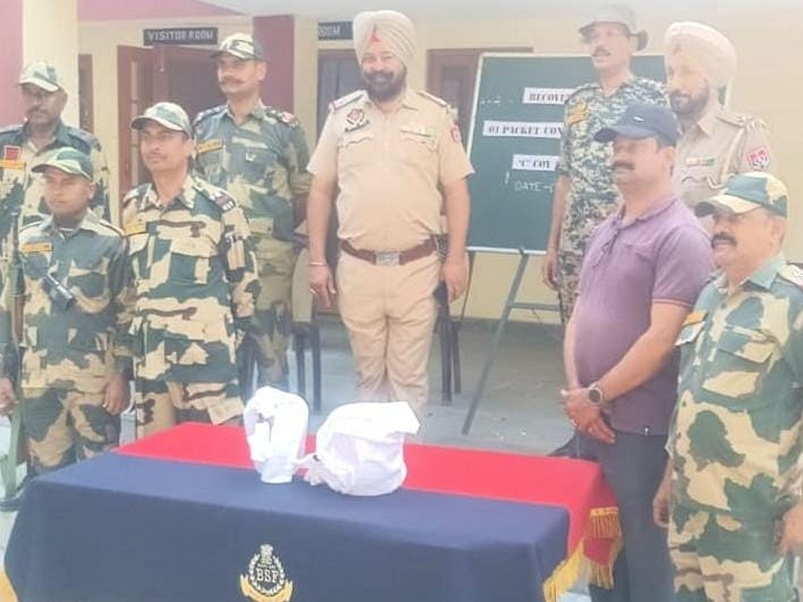 BSF alongwith Punjab Police seized the smuggling items  (Photo/ANI)