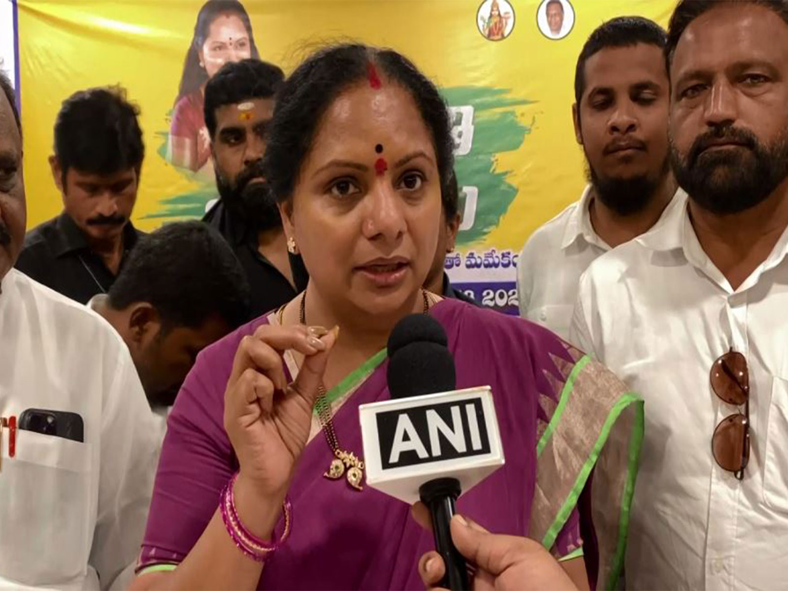 K Kavitha (File photo/ANI)
