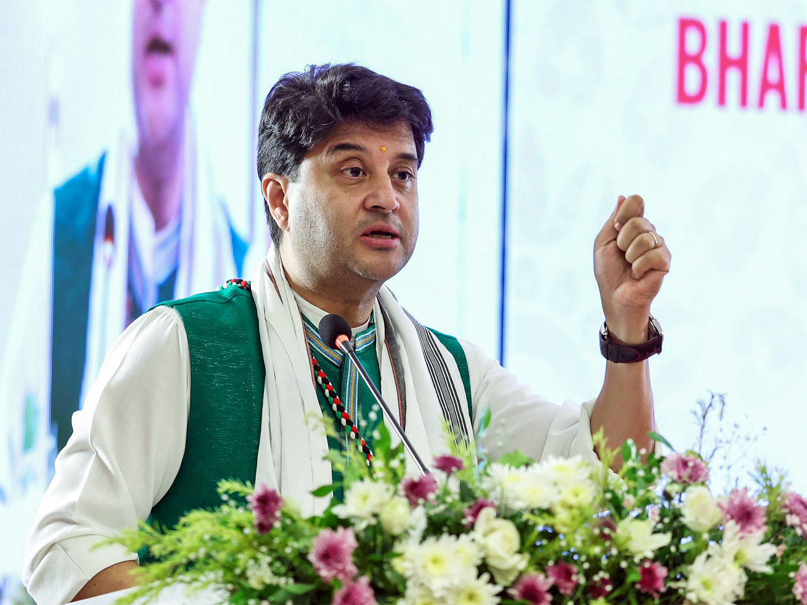 Union Minister of Communications, Jyotiraditya Scindia (File photo/ANI)