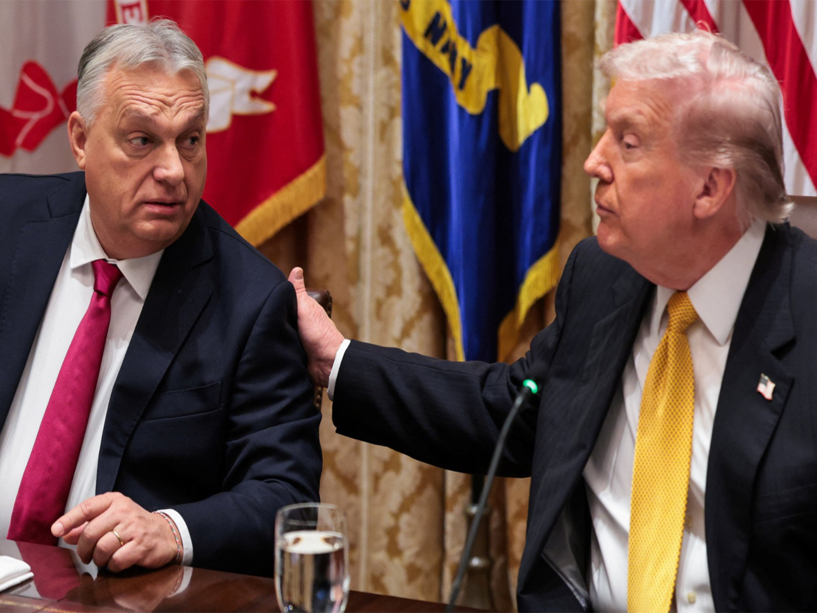 US President Donald Trump with Hungarian Prime Minister Viktor Orban (Photo/Reuters)