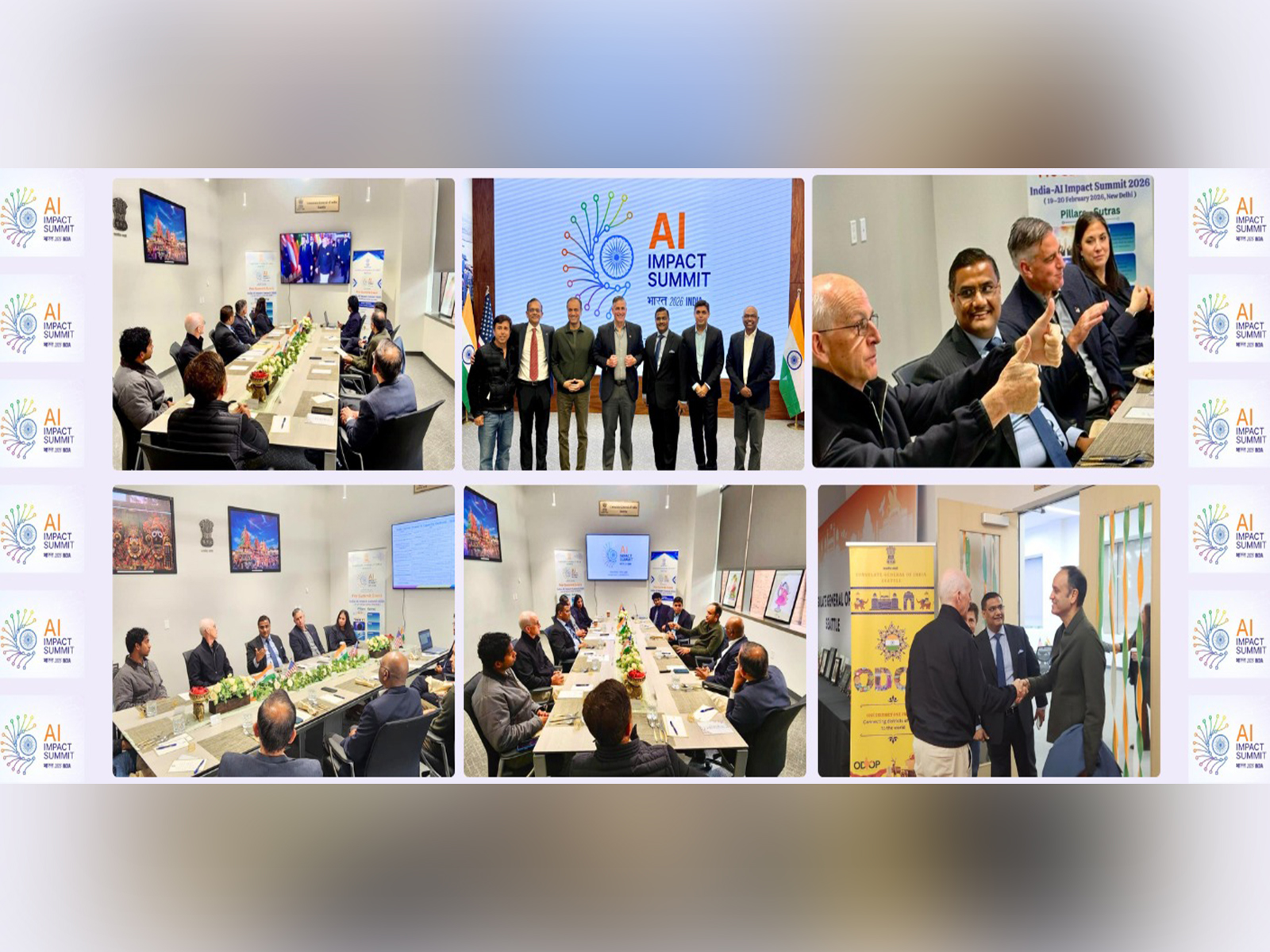 AI INDIA Impact Summit 2026: Pre Event Briefing Session for US Congressmen and Tech CEOs (Photo: X@IndiainSeattle)