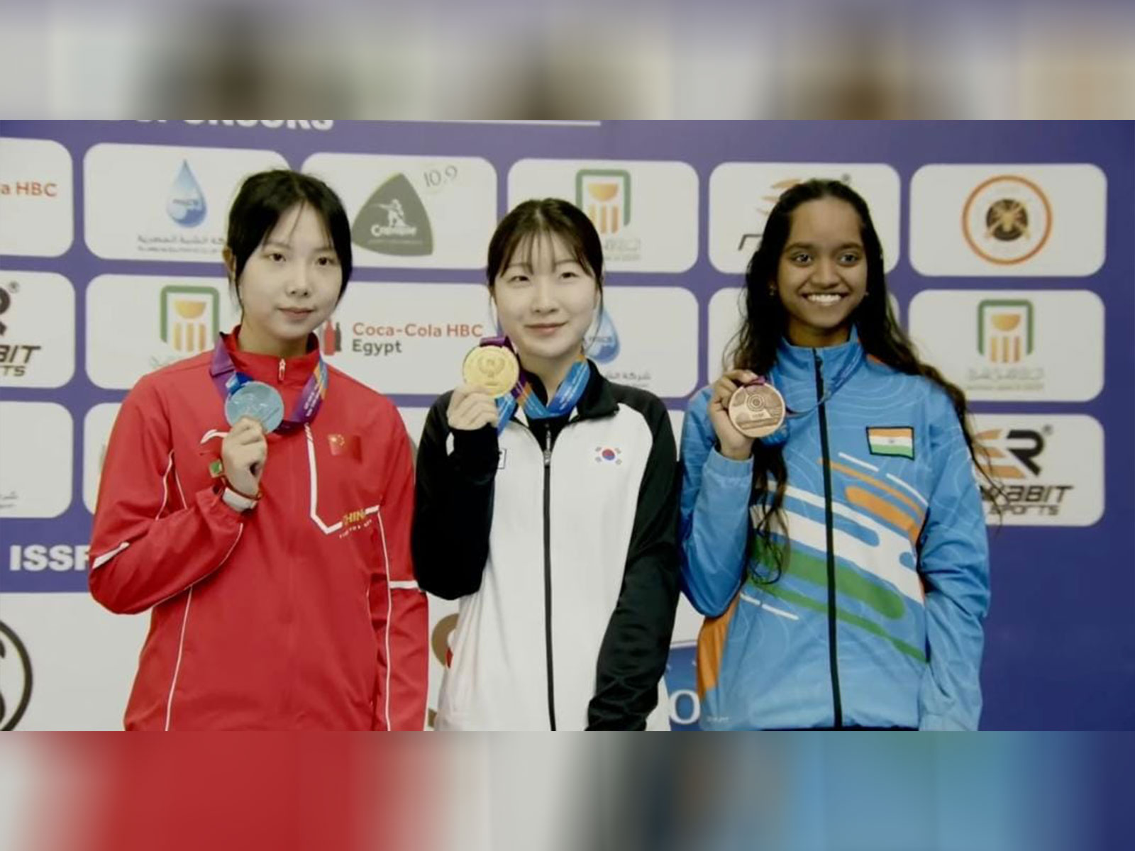 Olympian  Elavenil Valarivan (right). (Photo: NRAI)