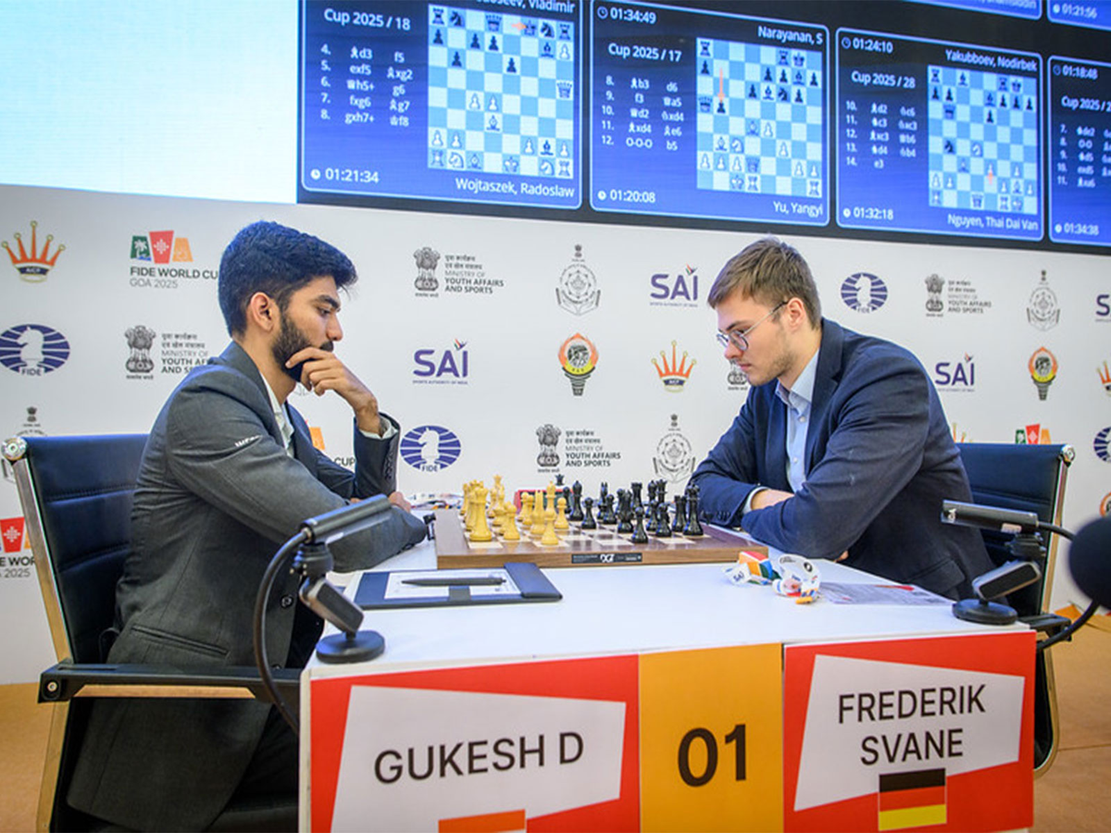 D Gukesh. (Photo/FIDE) 