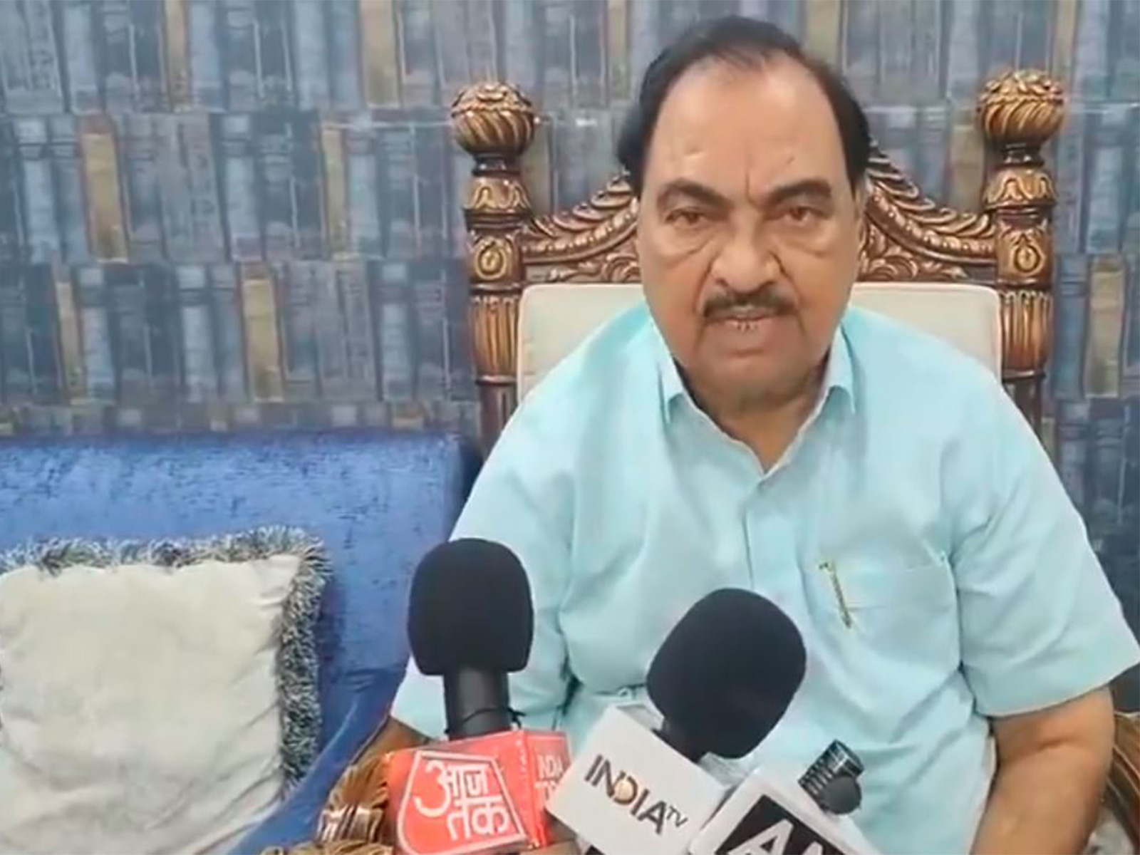NCP-SCP leader Eknath Khadse (Photo/ANI)