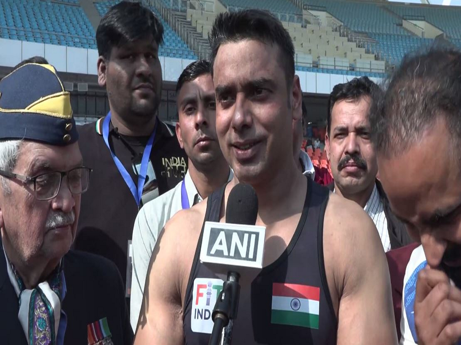 Rohtash Chaudhary, the 'Push-up man of India' (Photo: ANI)