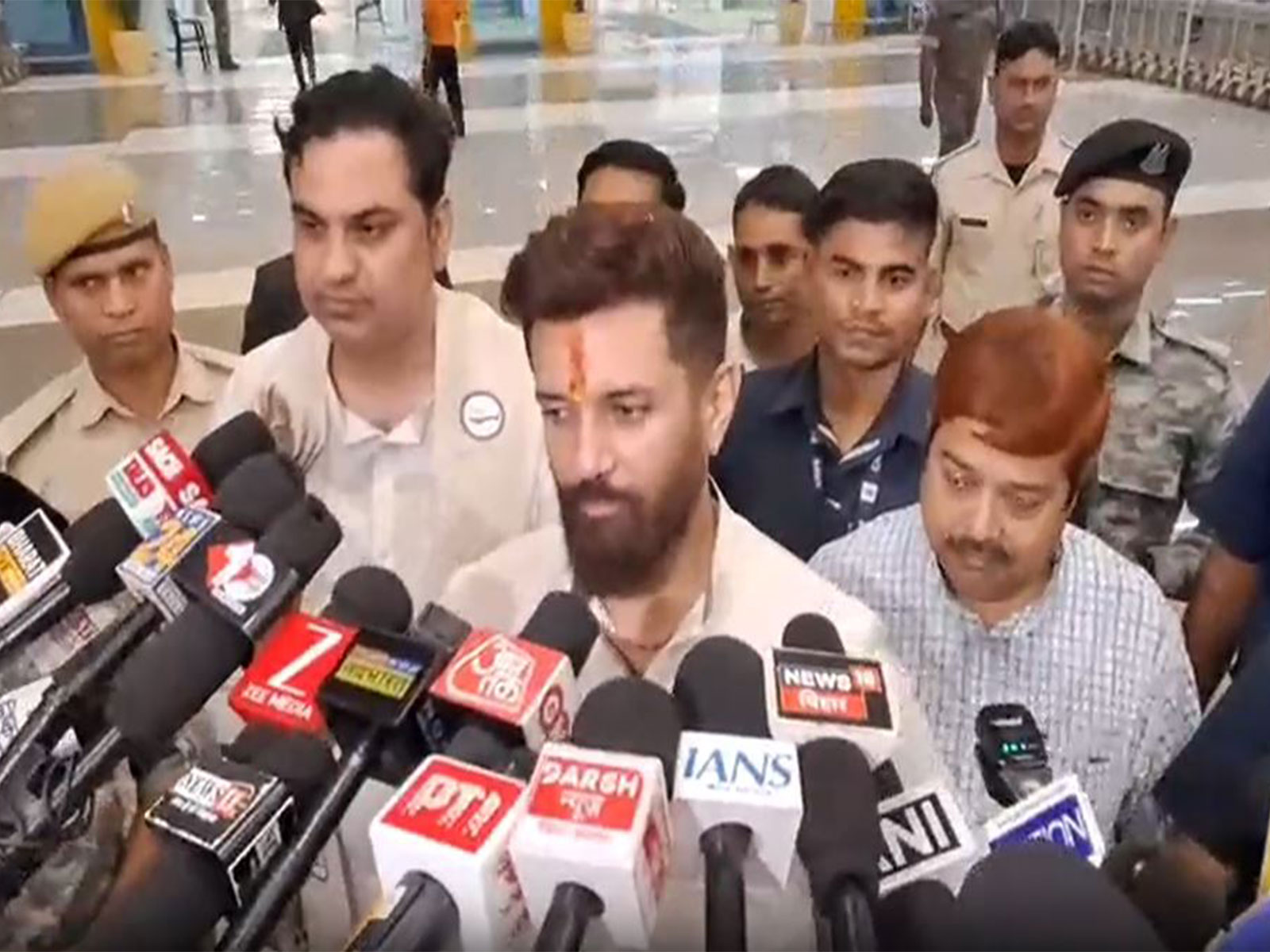 Union Minister Chirag Paswan. (Photo/ANI)