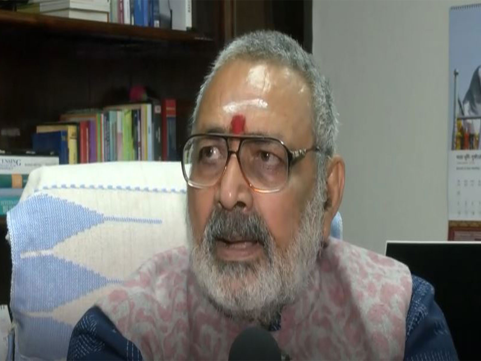 Union Minister Giriraj Singh (Photo/ANI)