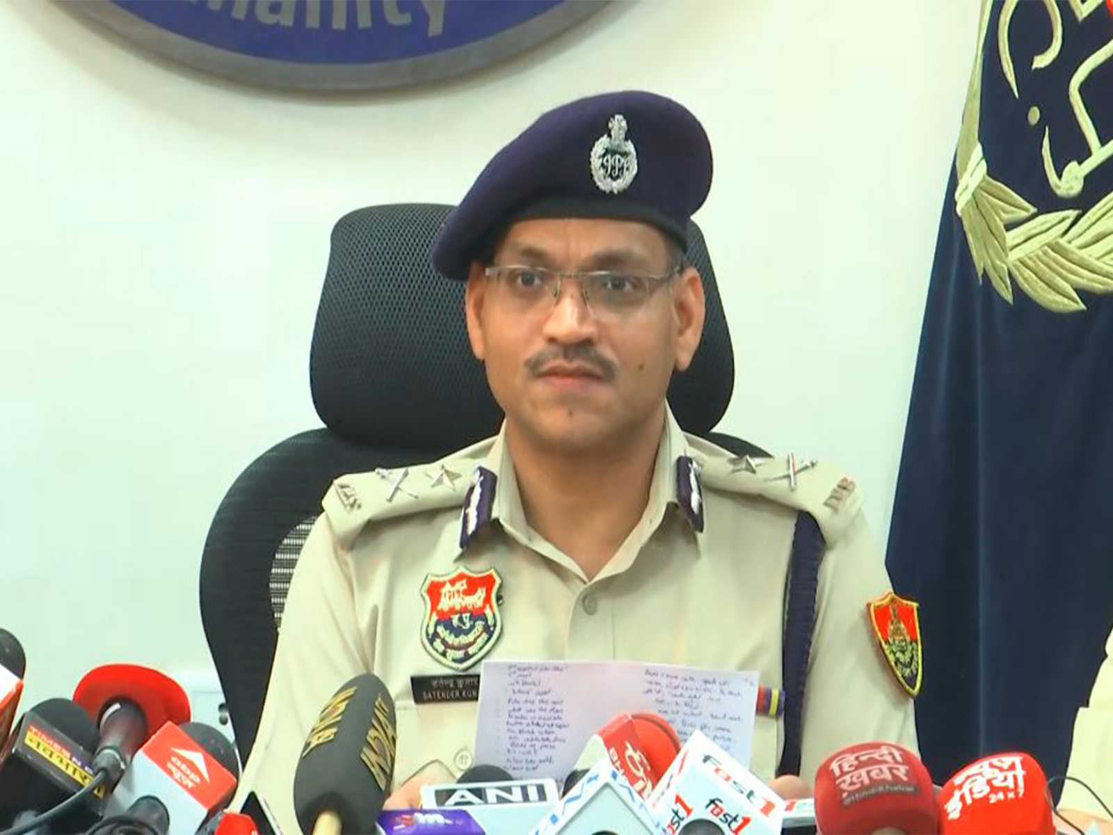 Faridabad Commissioner of Police Satender Kumar Gupta (Photo/ANI)