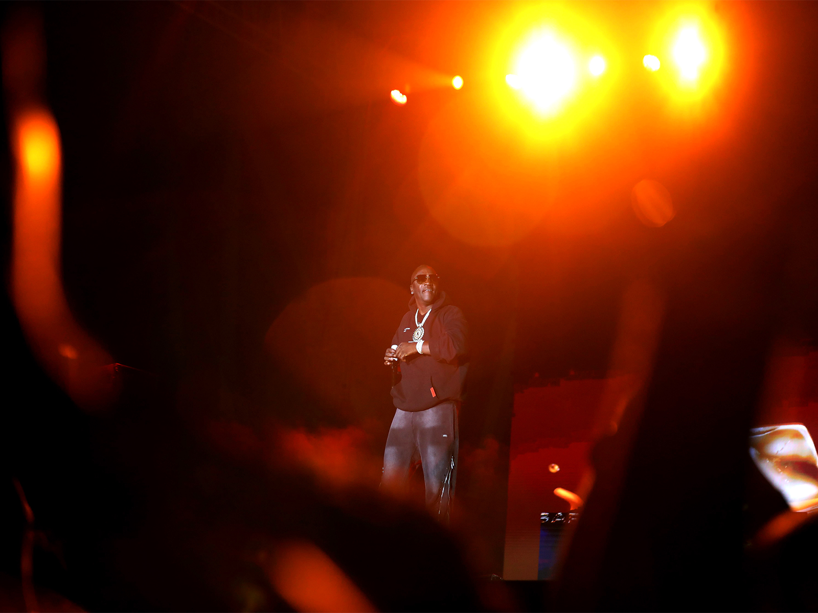 Akon performs at Delhi concert (Photo/ANI)