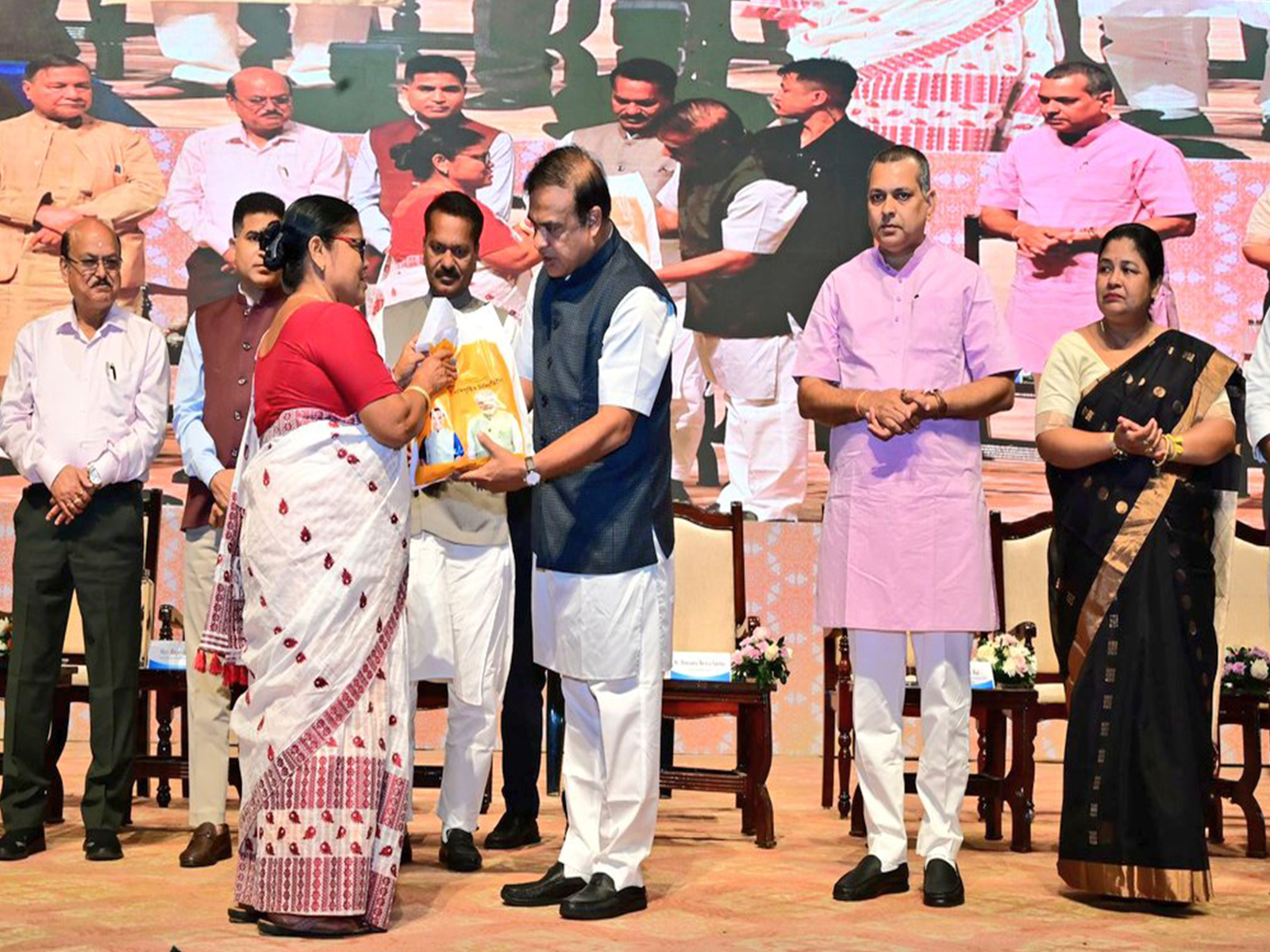 Assam CM Himanta Biswa Sarma  at an event (Photo/@himantabiswa