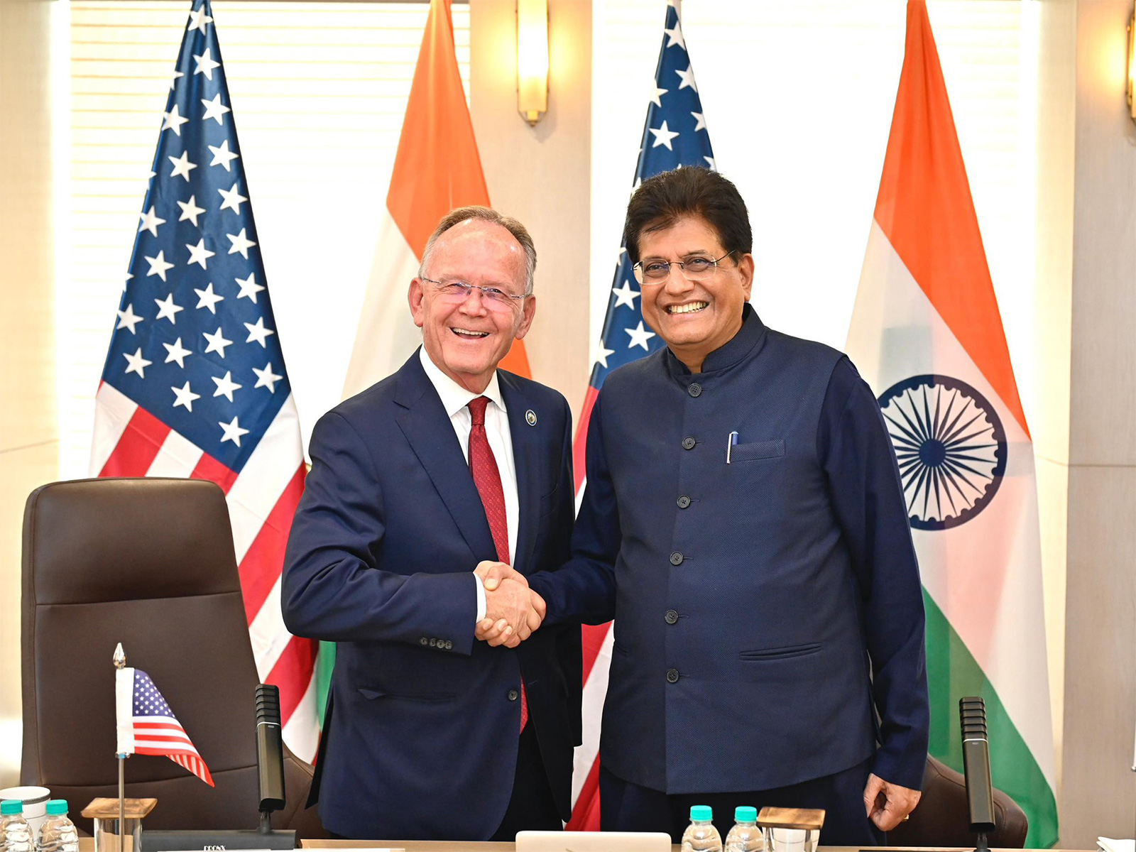 Piyush Goyal, Union Minister of Commerce and Industry meeting J. Stuart Adams, President of the Utah State Senate, USA (Photo/@PiyushGoyal)