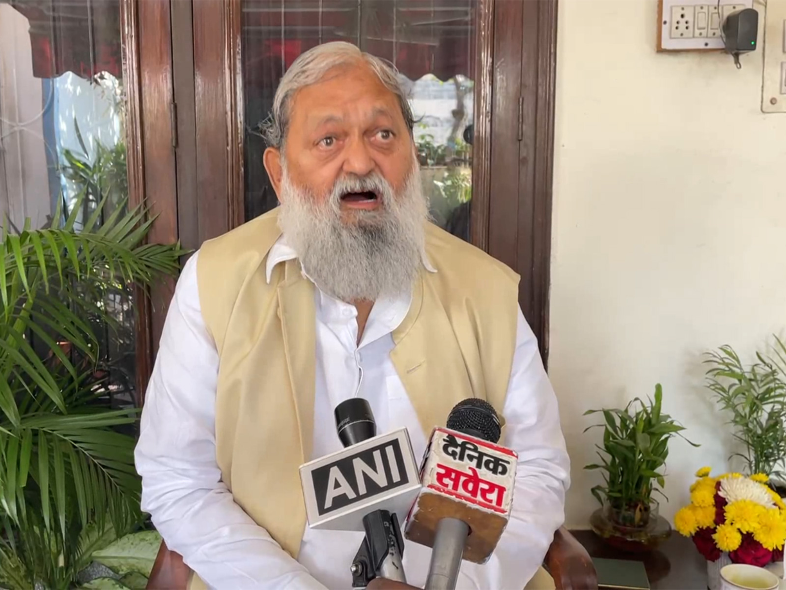 Haryana Minister Anil Vij (Photo/ANI)