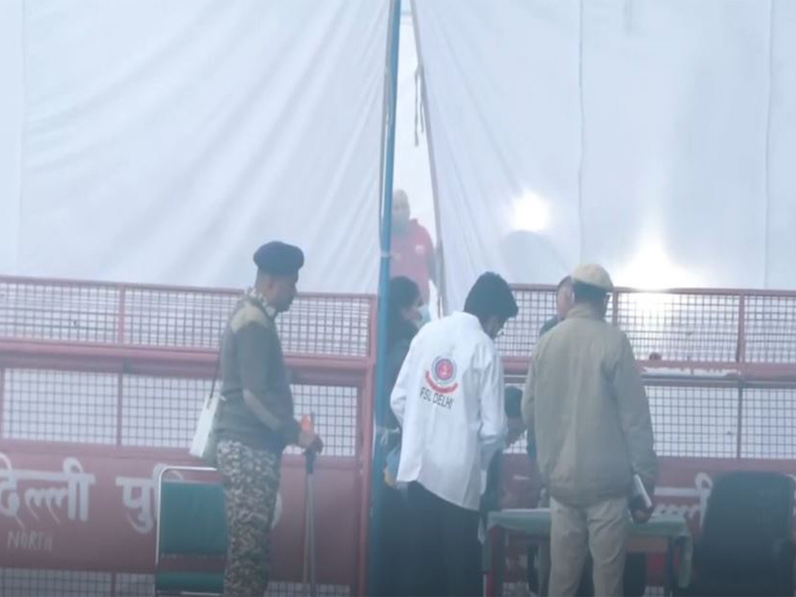 Visuals from the incident site near Red Fort (Photo/ANI)