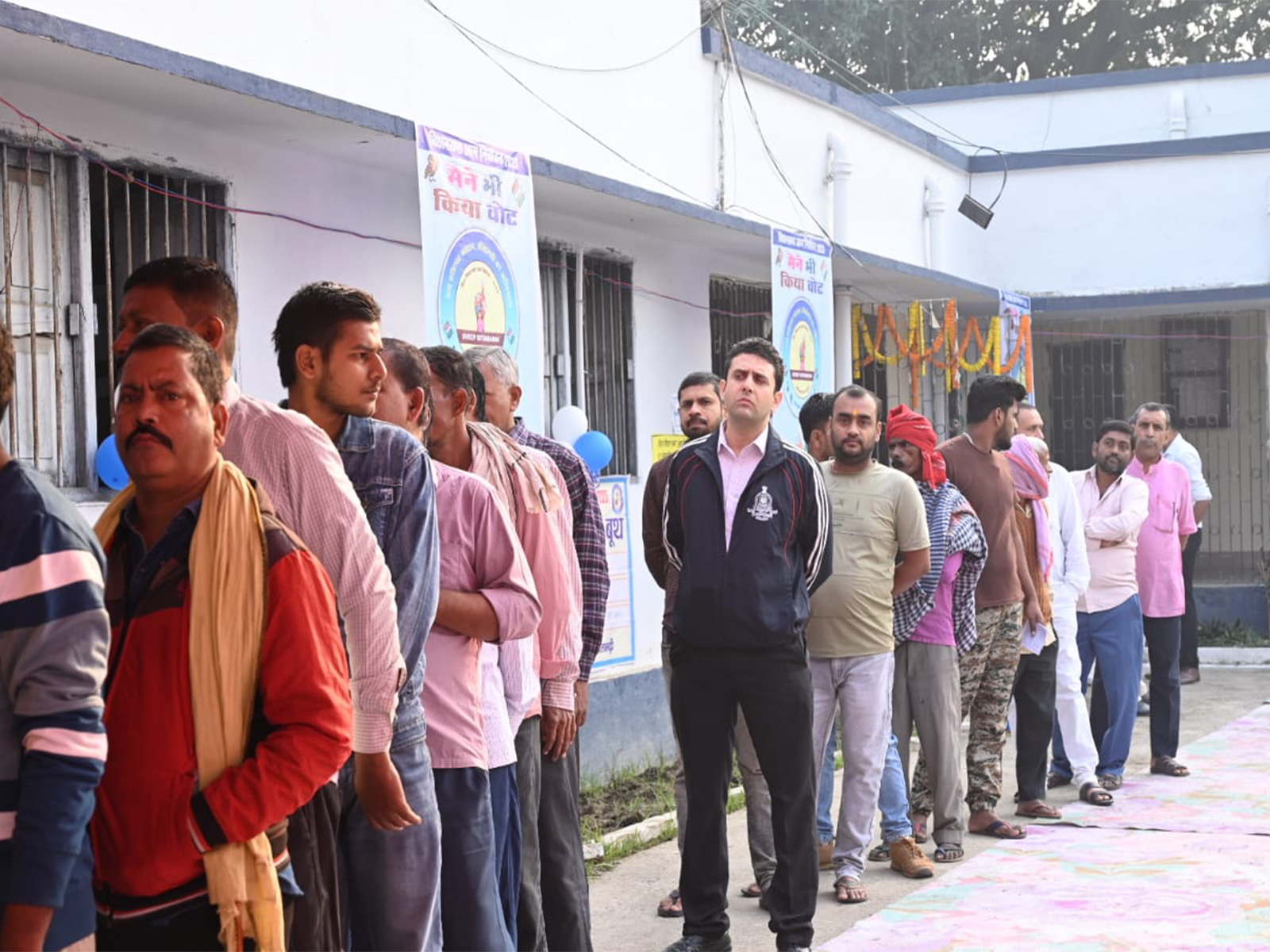 Polling underway in Sitamarhi (Photo/X@ECISVEEP)