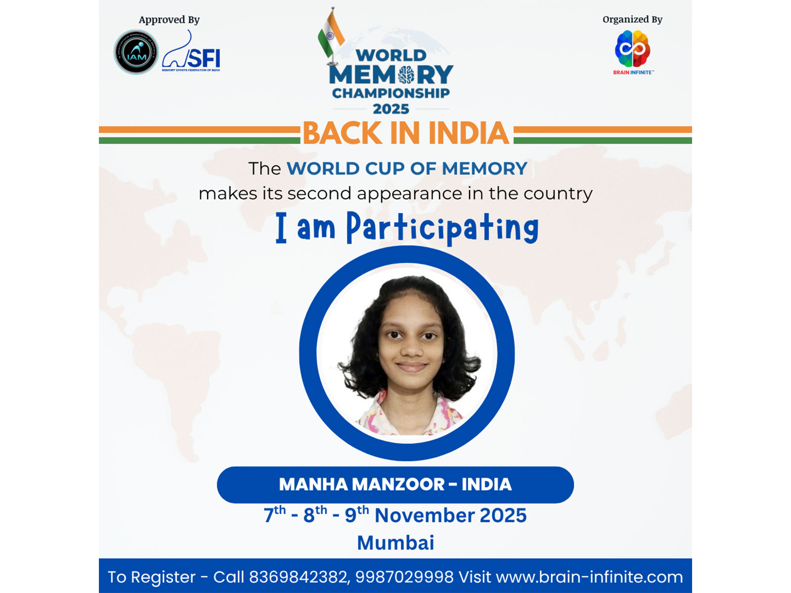 World Memory Championship 2025 – Mumbai, India