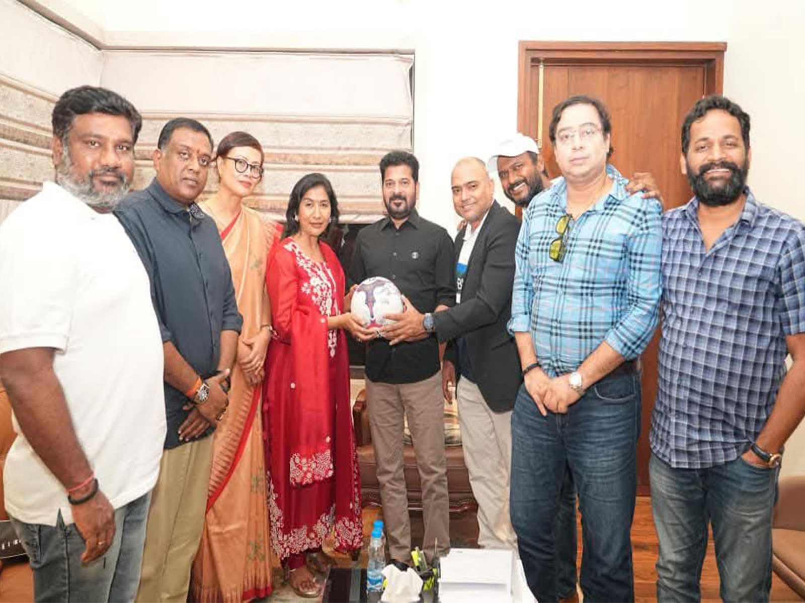 Parvati Reddy, Revanth Reddy, and Satadru Dutta (Photo: Facebook/ Satadru Dutta II) Parvati Reddy, Revanth Reddy, and Satadru Dutta (Photo: Facebook/ Satadru Dutta II)