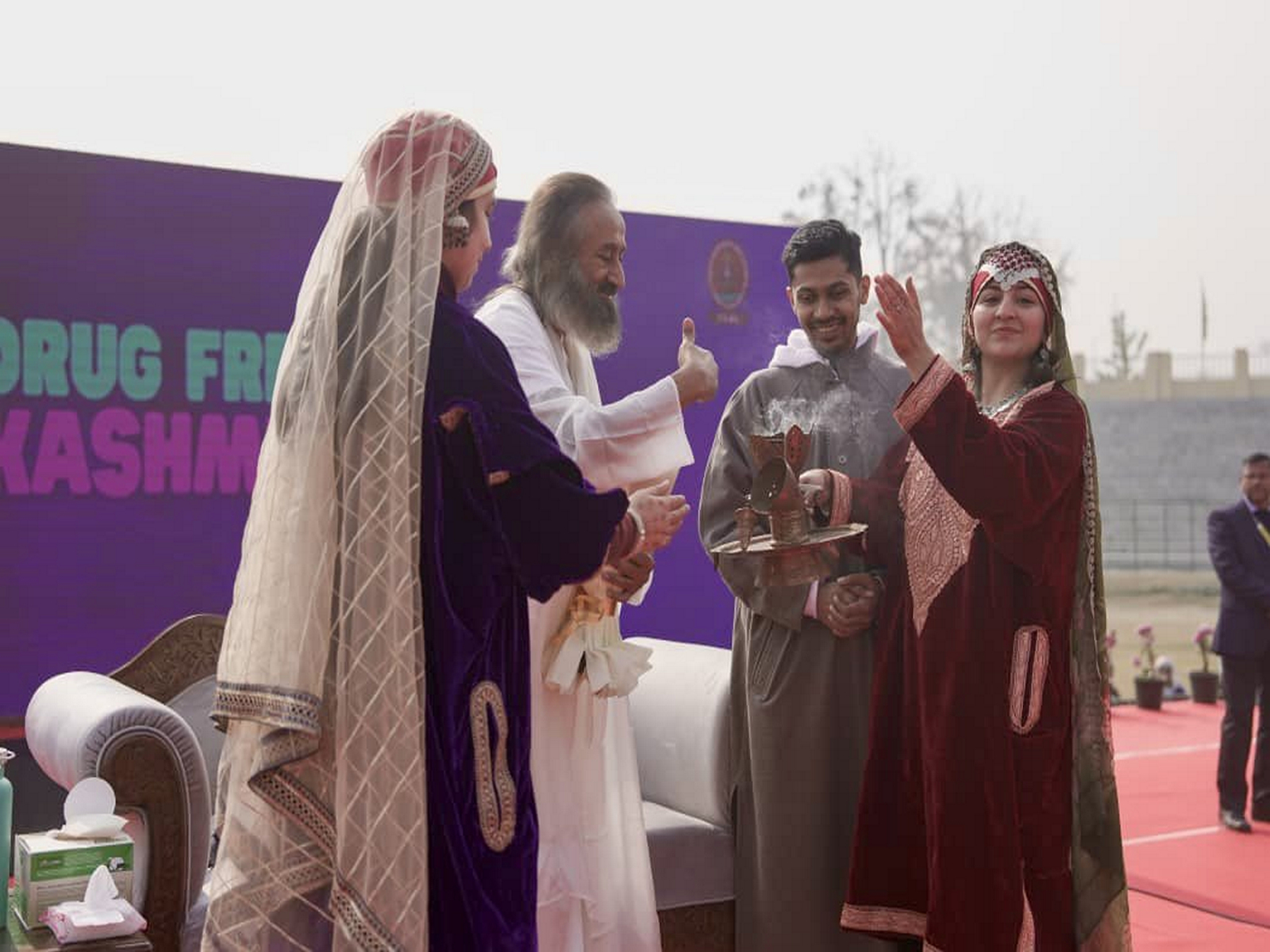 Gurudev Sri Sri Ravi Shankar at an event (Photo/@Gurudev)
