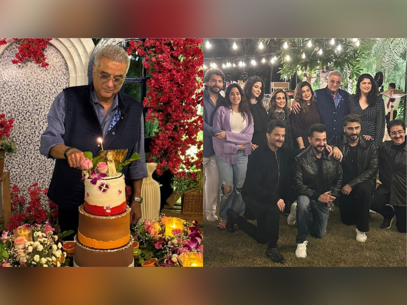 Boney Kapoor birthday party (Photo/Instagram@anilskapoor)