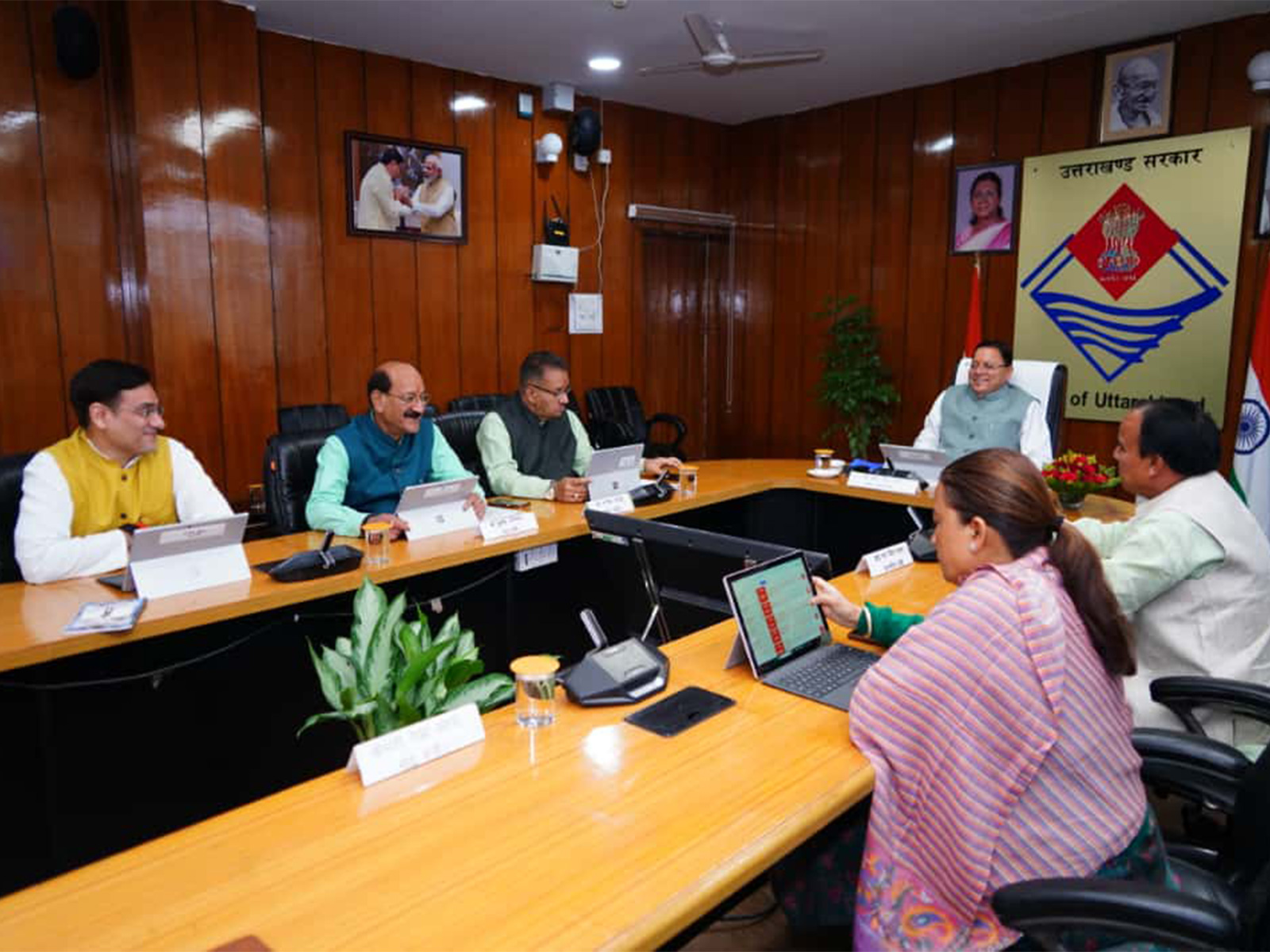Uttarakhand cabinet meeting (Photo/ANI)
