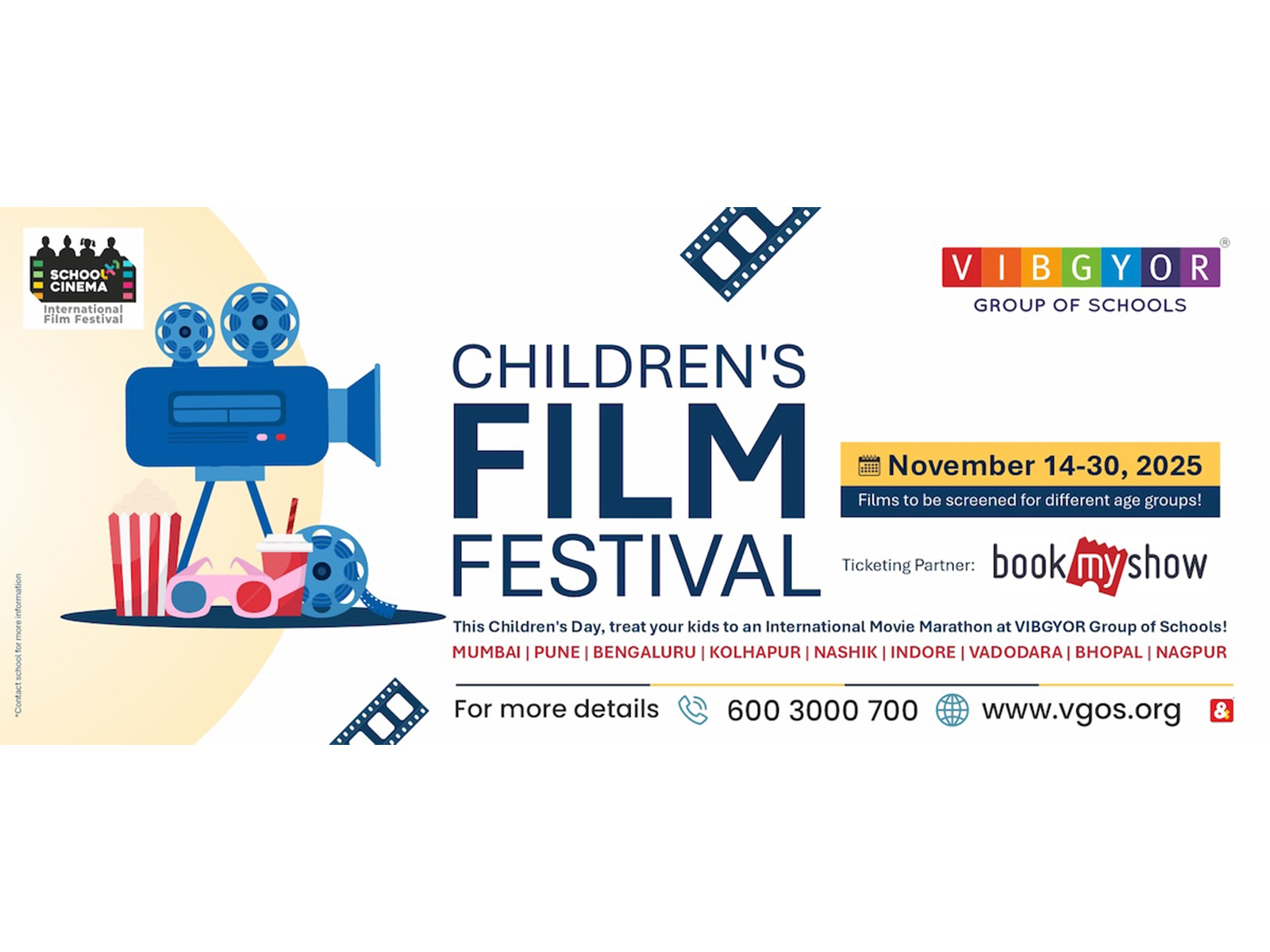 VIBGYOR Group of Schools hosts the Children’s Film Festival