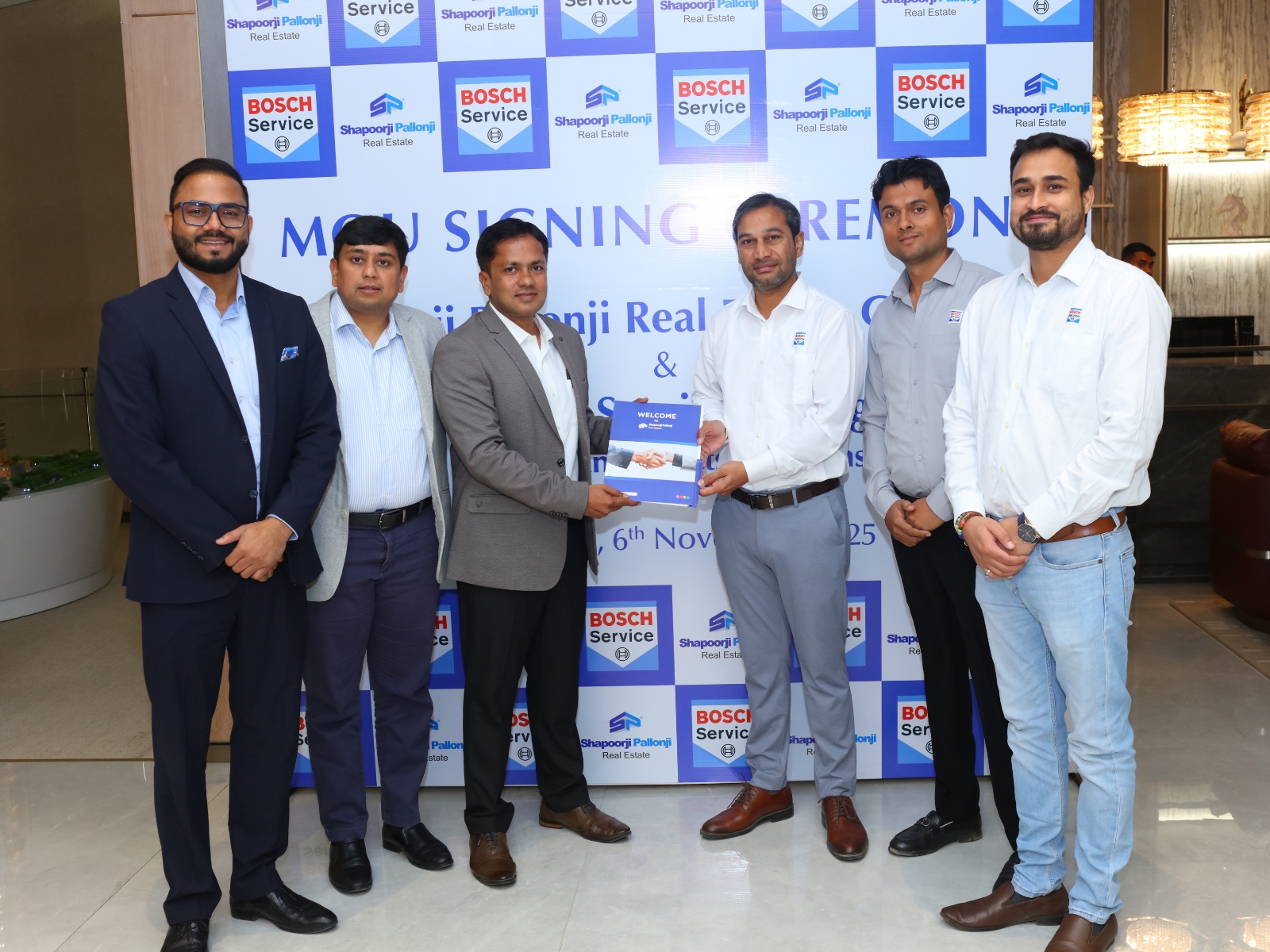 MoU signed between SPRE and BOSCH Car Service for Xpress Car Care at The Dualis.
