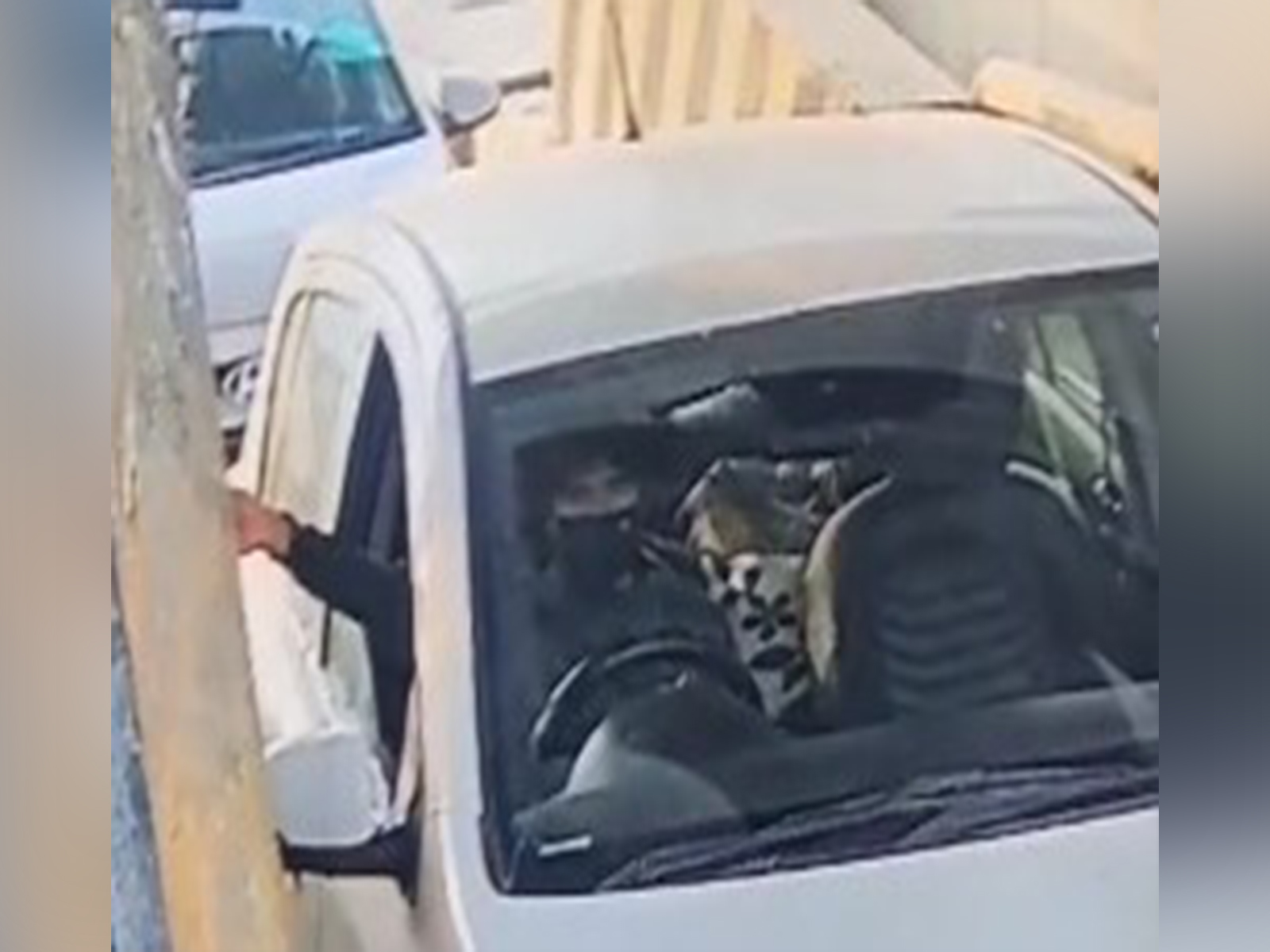 Fresh CCTV footage shows Dr Umar Un Nabi, entering Delhi at Badarpur border in an i20 car. (Photo/ANI)