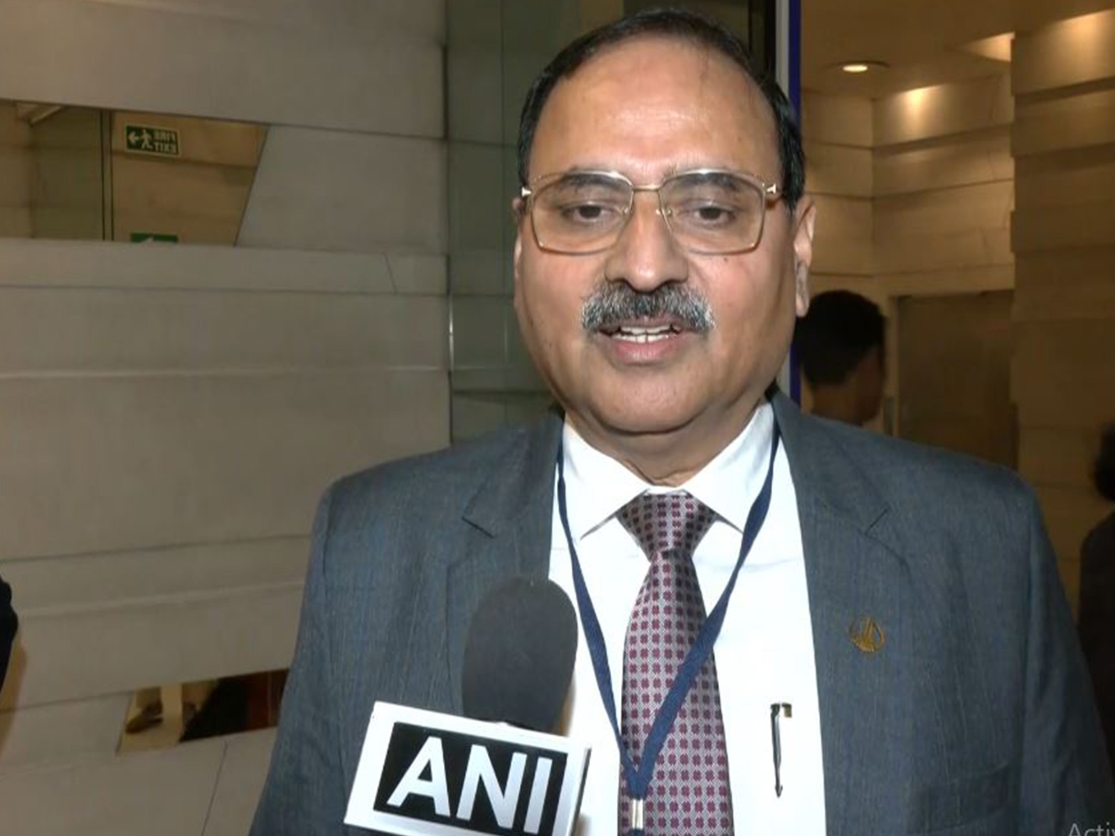 O P Sinha, Director (Exploration), ONGC Limited (Photo/ANI)