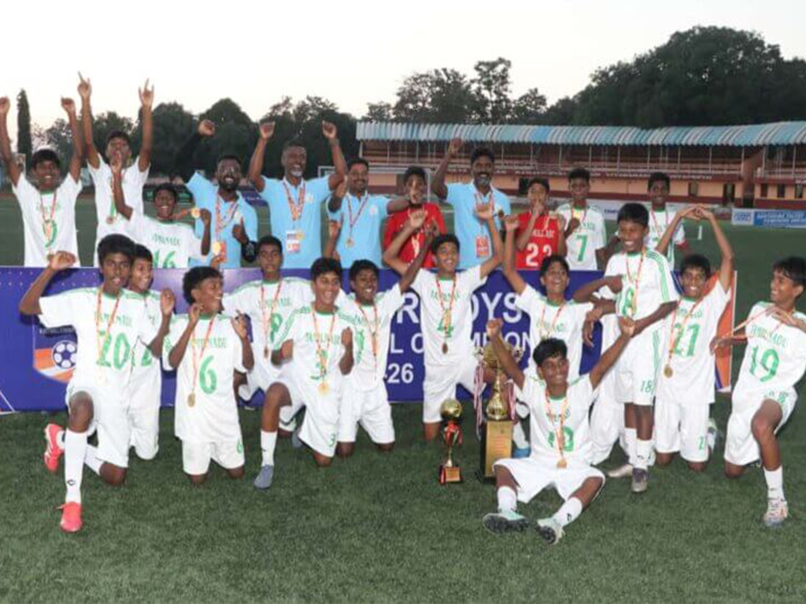 Team Tamil Nadu (Photo: AIFF)