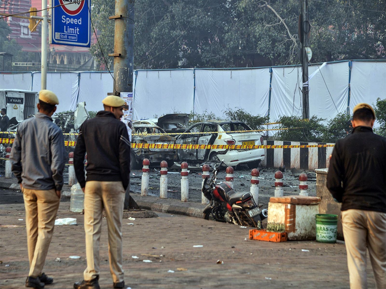 Police personnel at the site of Delhi blast (File Photo/ANI) Police personnel at the site of Delhi blast (File Photo/ANI)